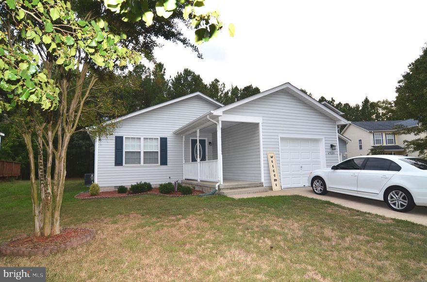 Recently freshened adorable 3BR 2FB rambler with 1 car front loading garage on cul-de-sac . Rear deck backing to wooded privacy perfect for entertaining or just relaxing.   Pets case-by-case basis.  Close to Pax River Naval Air Station