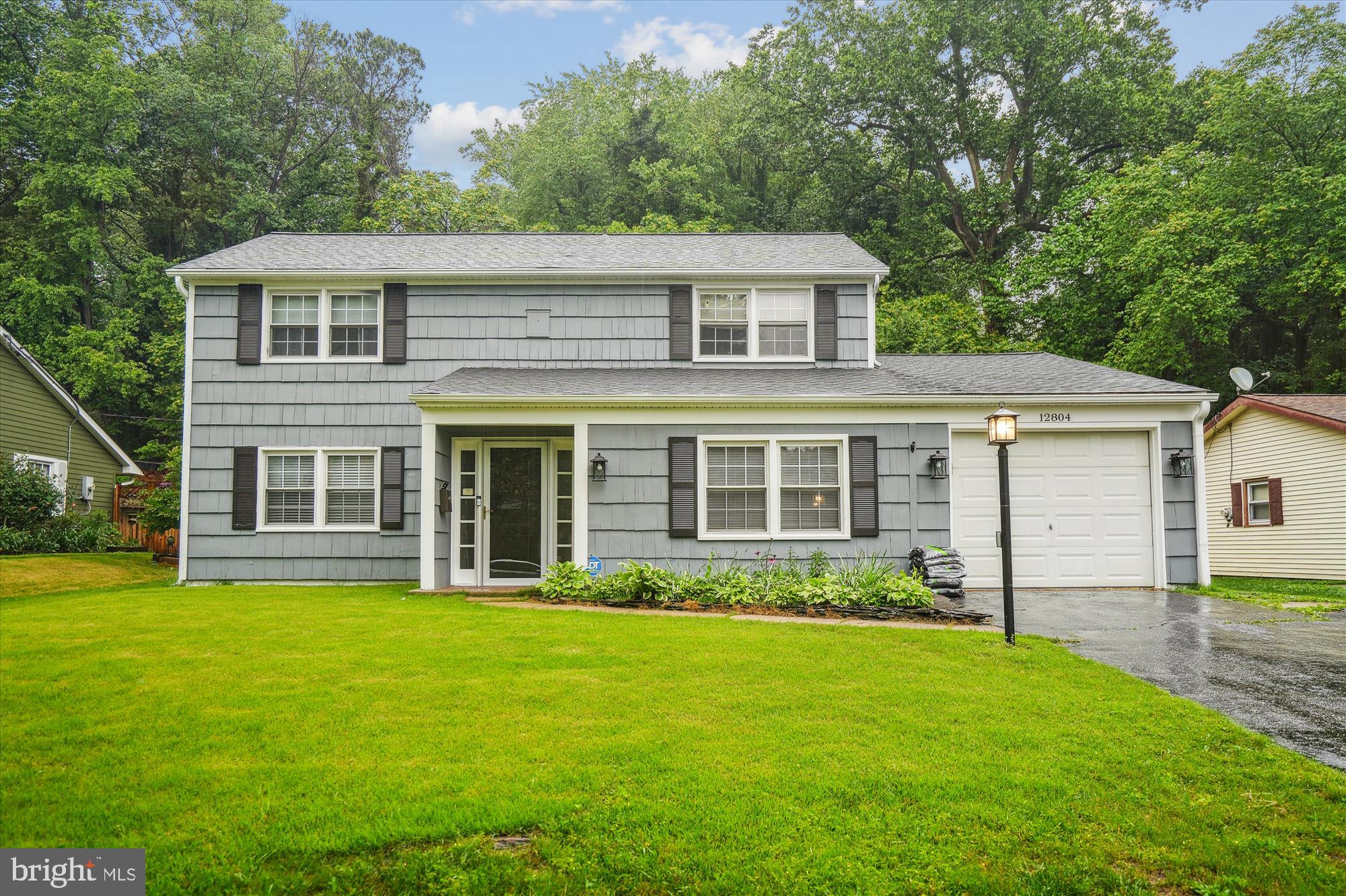 This beautifully updated colonial offers over 2,600 sq/ft of living space and is conveniently located near Route 301, shopping, and restaurants. Step inside to find a spacious family room addition with a cozy gas fireplace, perfect for entertaining. The family room opens onto a charming brick patio, ideal for outdoor gatherings in the fenced-in backyard. The main level features luxury vinyl flooring, while the upper level boasts brand-new carpeting. Recent upgrades include a new 30-year architectural roof, painting, bathrooms, and the kitchen. Also a bonus room great for home office or a guest room. Don’t miss this opportunity to own a well-maintained, move-in ready colonial in a fantastic location! Virtual staging.