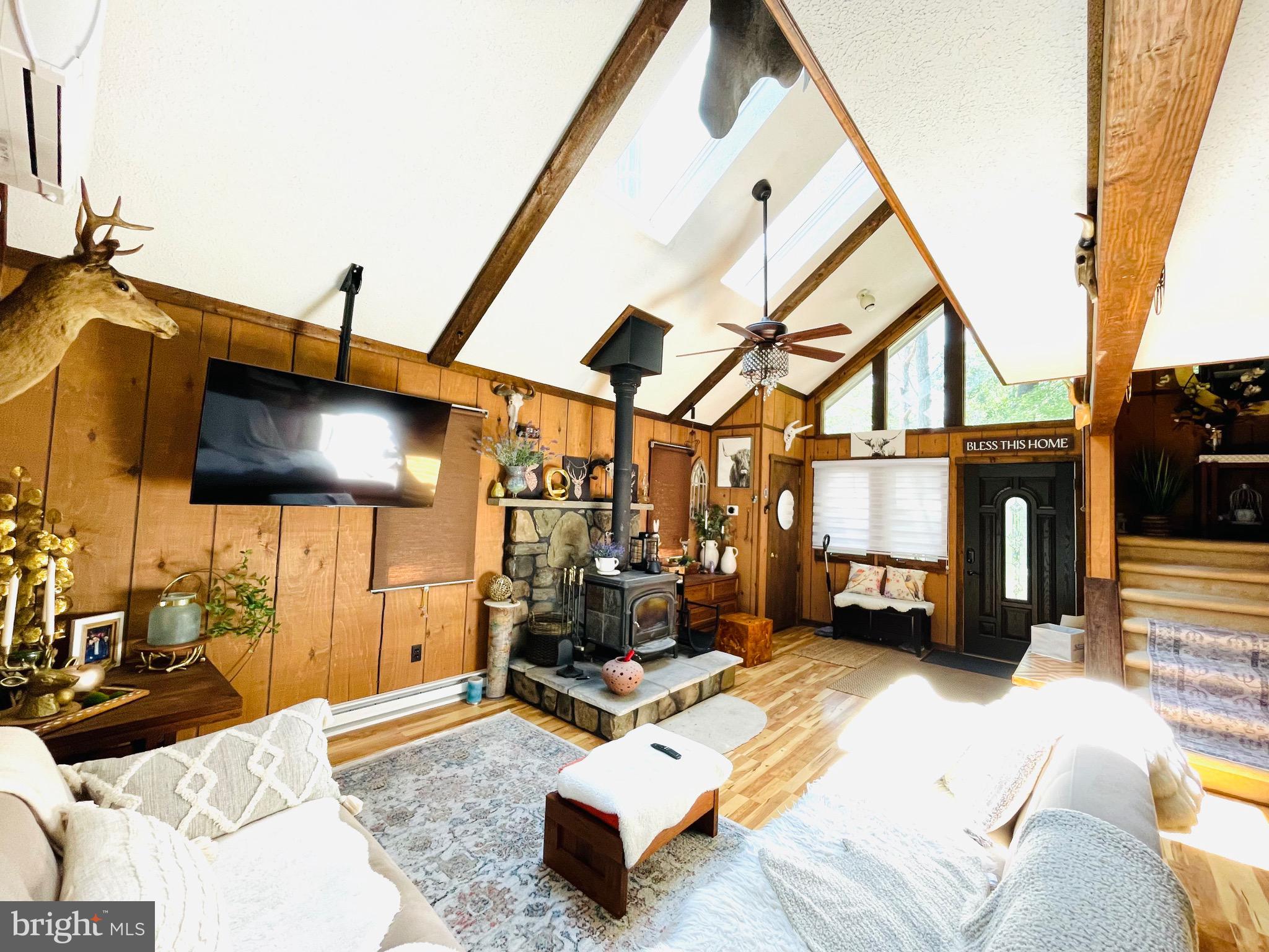 This Big Bass Lake Dream Home Is Everything you could wish for - AND MORE!
**TURN-KEY & FULLY FURNISHED or Not, you choose! Just bring your bags and get ready to enjoy the ultimate Poconos retreat—because this RUSTIC-MEETS-MODERN beauty is READY FOR YOU! What's Inside? Host unforgettable dinners in the Brand-New Modern addition—TONS of space for everyone! Always wanted a Family Game room? YES, PLEASE! The newly FINISHED lower level is built for fun! ATVs, motorcycles, trucks & tools? The HUGE 3 car garage has all the storage you need! Outdoor paradise? The Large Entertainment Deck is set up for BBQs, bonfires & sunset chills. Location = PERFECTION. This Pocono Wonderland in the gated community of the highly desirable BIG BASS LAKE is located smack in the middle between Camelback and Montage ski resorts. Big Bass Lake also allows for SHORT TERM RENTALS if you are more INVESTOR minded. WALK to the POOL, CLUBHOUSE, and rec center IN MINUTES! PLUS, enjoy all of Big Bass Lake's Resort-style AMENTITIES: Lakes & Beaches, Indoor & Outdoor Pools, Tennis & Basketball Courts, Fitness Center & More! If you've been waiting for the perfect mountain getaway—THIS IS IT! You don't want to regret it! Contact Listing Agent for your private showing.