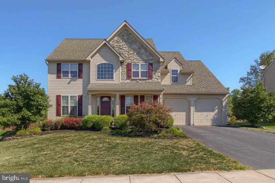 Beautifully Maintained this 4 Bed Rm, 2.5 Bath home features: Bright 2 Story Foyer, Fam Rm w/ Stone Gas Fireplace, Great Cooks Kitchen w/ large Breakfast Bar, Office & 1st floor Lndry, Master Suite w/ W-I Closet, Mstr Bath, plus 3 additional Bed Rms. Finished Bsmt w/ Den, Rec Rm, & Exercise Area, & Storage Rm. The private backyard offers a Two Tier Deck, Fox In-Grnd Pool, abundant landscaping & a Great View of the open space behind the property!