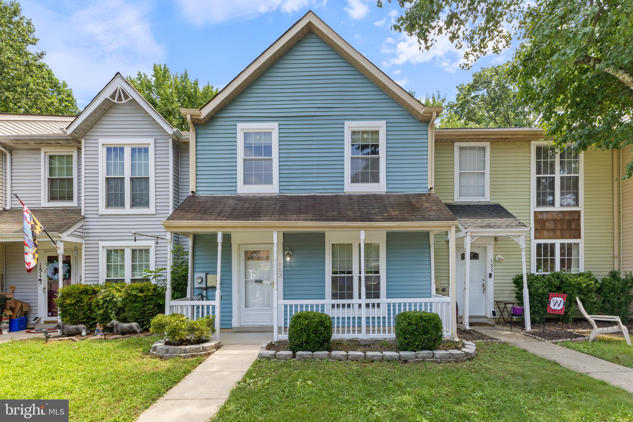 Well-maintained and move-in ready, this two-level townhome offers a comfortable layout in a highly convenient location. Step onto the charming covered front porch and into a bright main level featuring brand new flooring throughout. The table-space kitchen provides ample cabinet storage, a laundry closet, and direct access to a rear yard that backs to woods and a small creek—ideal for added privacy and a natural view.
Upstairs, you’ll find two generously sized bedrooms and two full bathrooms, including one with an oversized jetted tub. The home also offers a main-level powder room and two reserved parking spaces.
Set in a neighborhood with sidewalks throughout, this home combines peaceful surroundings with quick access to shopping, restaurants, and major commuter routes. A solid opportunity for buyers looking for location, space, and value.