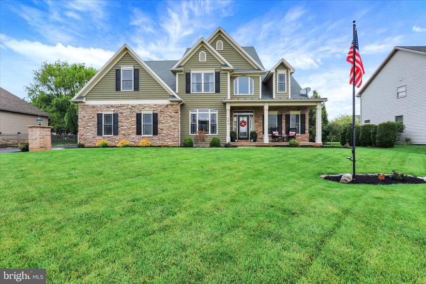 BREATHTAKING HOME W/UPSCALE DESIGN OFFERS 2 STORY OPEN FOYER, 2 STORY OPEN FAMILY ROOM W/STONE FIREPLACE, STUNNING CHERRY KITCHEN W/GRANITE COUNTERS AND ISLAND. MAIN LEVEL BEDROOM AND FULL BATH PLUS LAUNDRY AND HALF BATH. 21X14 MASTER BEDROOM, MASTER BATH W/JACUZZI AND TILE SHOWER.HUGE BASEMENT FOR STORAGE OR EXPANSION. PARTIALLY FENCED YARD, GREAT TILE PATIO, BEAUTIFUL IN-GROUND POOL, STORAGE SHED. OVERSIZED 2 CAR GARAGE.