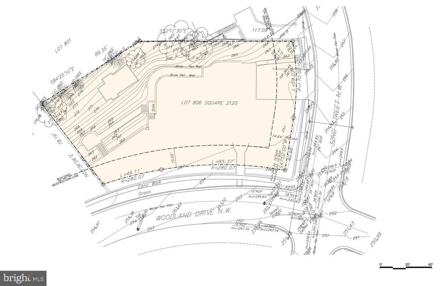 Exceptional and large 16,280 square foot improved corner lot in one of the city's most elegant and desirable neighborhoods.  Illustrations depict a preliminary design for a house that the current owner had intended to build before unrelated circumstances changed their plans.  Price is for land only.