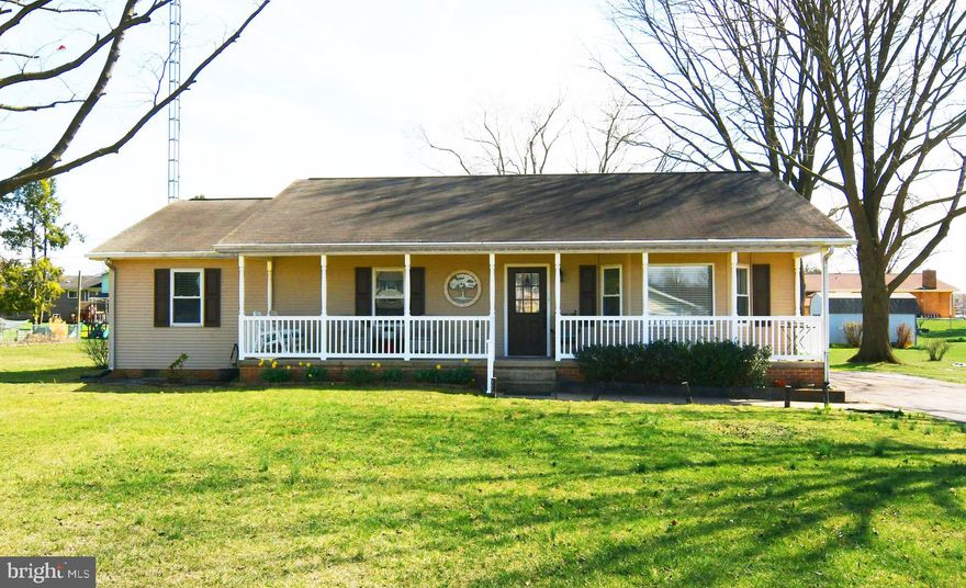 ATTRACTIVE, AFFORDABLE AND ALL ON ONE LEVEL! WELCOME HOME TO A 3-BEDROOM, 2-BATH RANCHER ON A BEAUTIFUL LARGE, LEVEL LOT. Convenient to I-81, Inwood, Martinsburg,, shopping and services, yet tucked away in the Orchard View neighborhood off Rt. 11.  Buy this home now - just in time for summer cookouts and outdoor entertaining. The combined 12x26 kitchen-dining area is a cook's dream with granite countertops, and stainless steel kitchen appliances. Spacious formal living room with a bay window.  Luxury plank vinyl floors in living areas and baths. Carpet in bedrooms.  Laundry off the hall - the washer and dryer convey.  Heat pump (installed 2017) for central heating and cooling plus 5 ceiling fans. Plenty of outdoors options: Covered porch across the front, 32x6; rear deck 12x12.; patio 10x10 with firepit; and an 8x8 picnic table patio. Asphalt driveway large enough for multiple vehicles. Two storage sheds, 22x10 and 12x10. Sizes and dimensions approximate. Sale is contingent upon seller finding  home of choice.