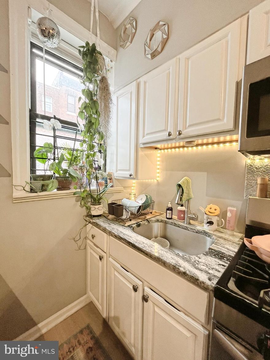 Come check out this fully updated 1-bedroom, 1-bath apartment — perfect for anyone looking for a fresh, comfortable space. The unit features stainless steel appliances, an in-unit washer/dryer combo, central air and heat, and a private entrance with convenient keypad access. The bedroom is large enough for an office area, and the living room has plenty of room for friends and guests.

You’ll love being right across the street from a park, with plenty of easy street parking nearby. Plus, you're close to Olde Kensington, a growing neighborhood full of great coffee shops, local restaurants, and just a short hop to Fishtown’s lively scene.

Available June 1 — don't miss the chance to make this bright, modern apartment your next home!
Water is $25/month