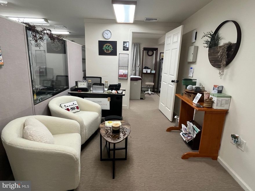 Versatile commercial space at 1656 West Main St. with endless possibilities! Ideal for office, medical, religious, social, wellness, or community use. Features include private entrance, bathroom, and kitchen area. Additional amenities available on-site for added cost, including conference room rental and event center rental in lower level. Convenient location with flexible layout to meet a variety of business or organizational needs