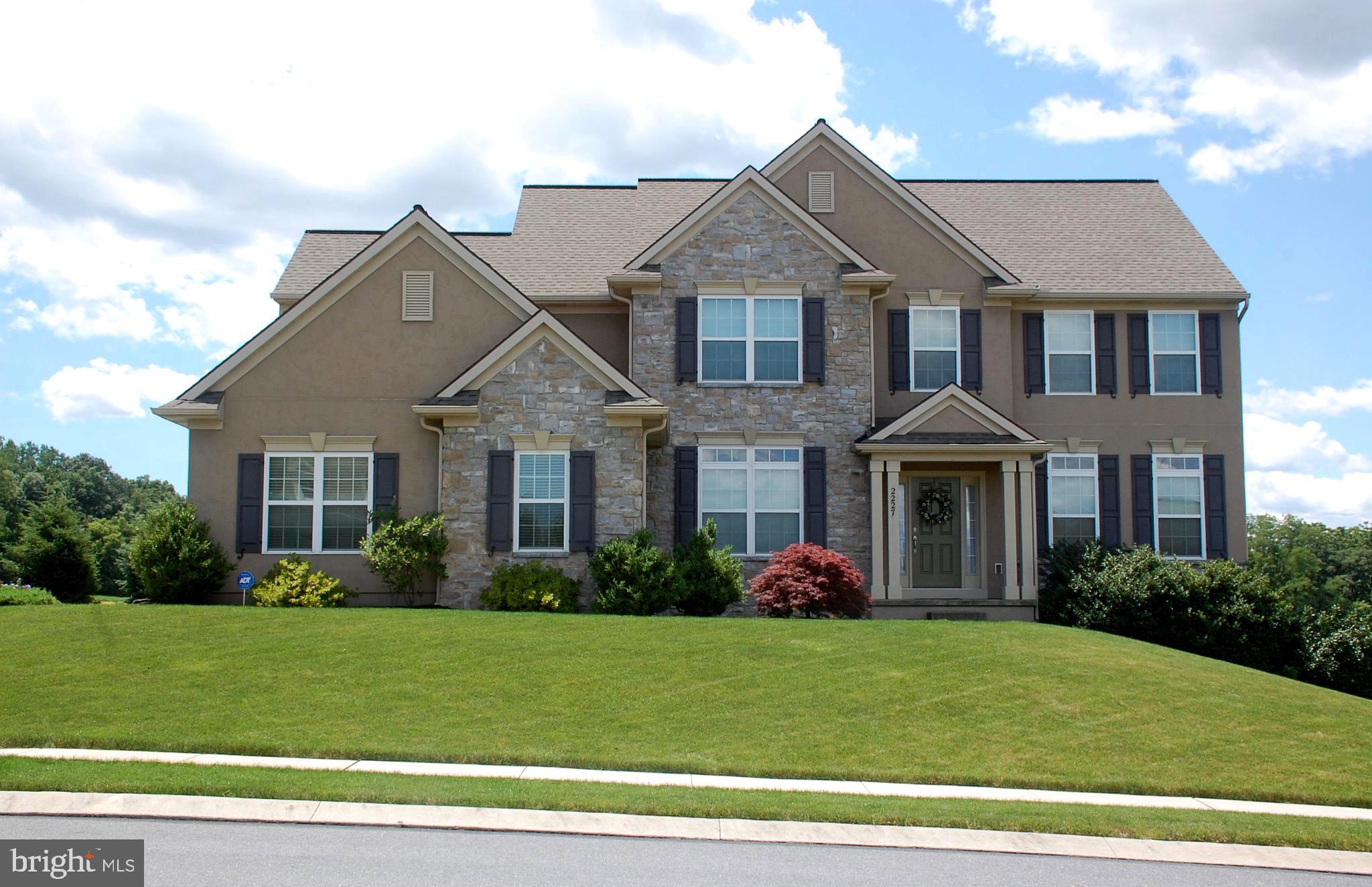 Immaculate Garman Builders built home in the desirable Hartman Station neighborhood situated in Conestoga Valley School District.  This beautiful home has 4 bedrooms, 2.5 baths, master ensuite, a professionally finished basement and an oversized 3 car garage.  Enjoy quiet evenings on your back patio watching the sunset over Lancaster County farmland.