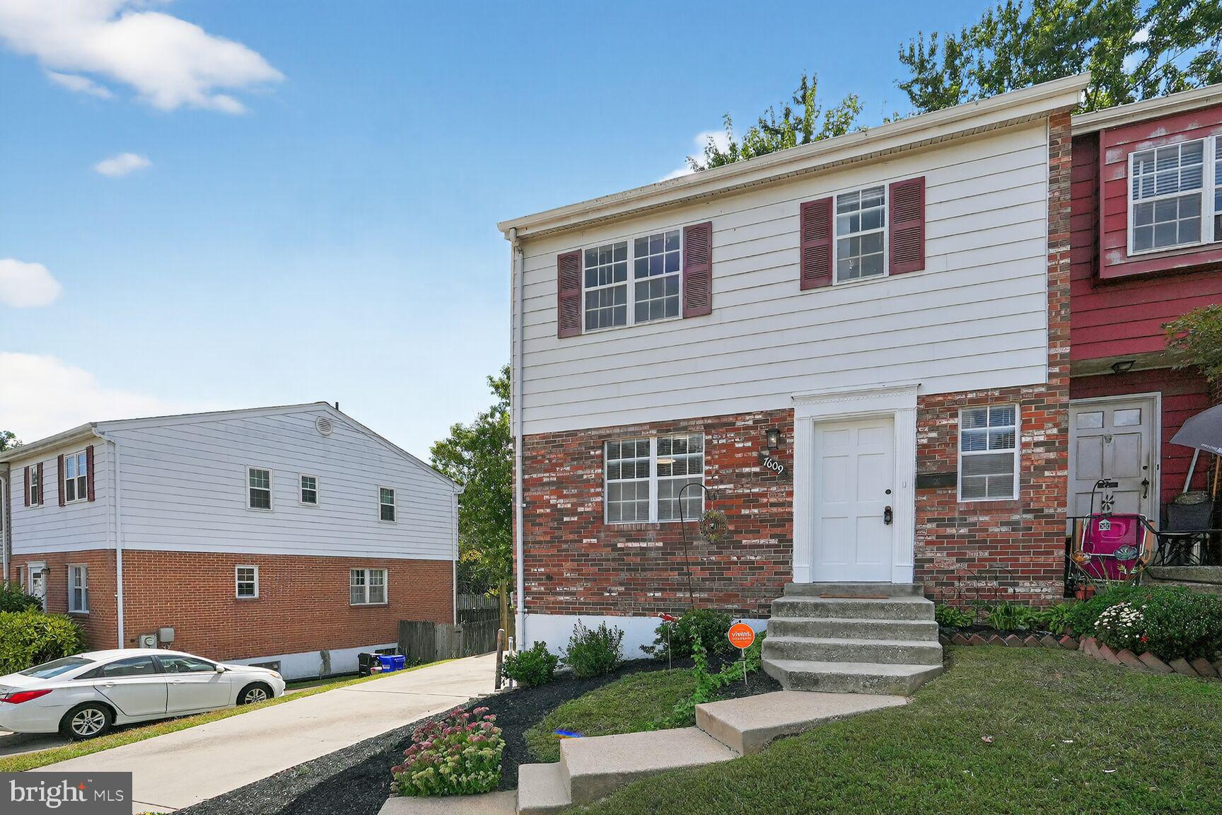 Move right into this gorgeous 3 bedroom, 3 1/2 bath end-unit townhouse with off street parking in Laurel! Welcome home to an open living room and dining room followed by a gleaming chef’s kitchen with brand new stainless steel appliances, quartz counters and eat-in space. Upstairs, a light-filled primary suite is followed by two more bedrooms sharing a hall bath. Downstairs, a spacious rec room with wood burning fireplace steps out to a flat back yard just perfect for entertaining. All this, plus a lower level full bath and laundry room with loads of storage! Located close to parks, great shopping, dining and entertainment. Quick access to I-95 and just 3 1/2 miles to MARC train.