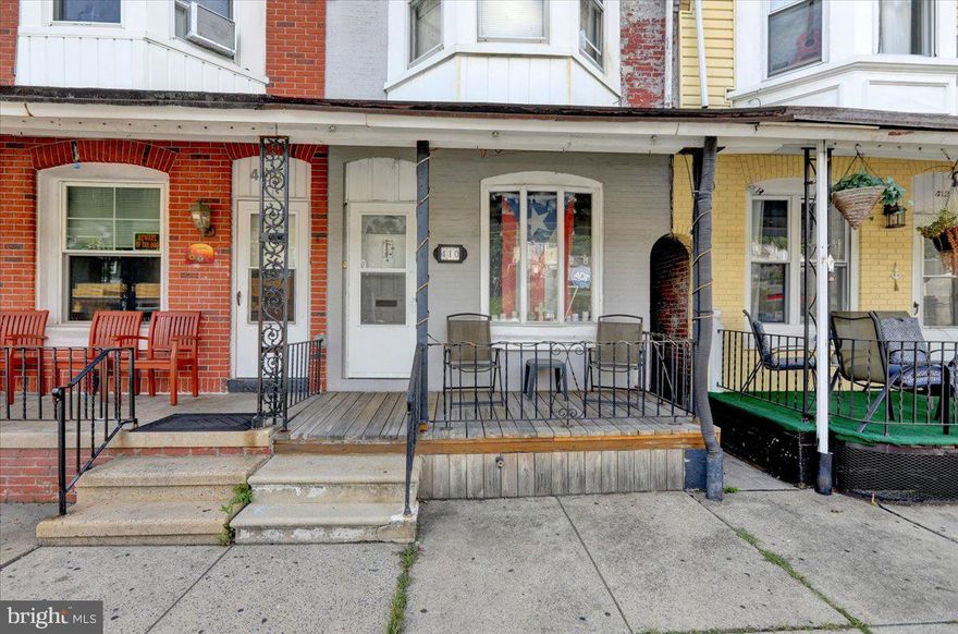 Welcome to 410 N 13th St, a charming residence nestled in the heart of Reading, PA. This well maintained 3 bedroom, 1 bathroom home offers a perfect blend of modern comfort and historic charm. Step inside to discover spacious rooms, updated heating system and well maintained mechanicals.  Outside, the property boasts a patio and yard. Located in a vibrant neighborhood, enjoy being close to schools, shopping and parks. This home is priced to sell as is! Don't miss the opportunity to make this property your new home.  Two bedrooms are private and one is a walk through. Schedule a showing today!