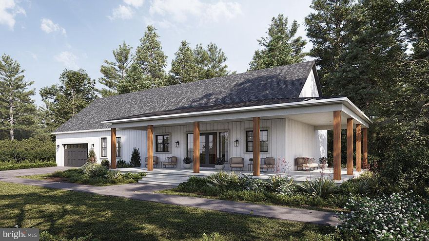 🌟 The James by ICF Homes of Virginia – A Semi-Custom ICF Home Designed for Strength, Style, and Serenity. Live the future of homebuilding today with The James — a striking new floor plan from the River Series by ICF Homes of Virginia’s Semi-Custom Division. This To-Be-Built Insulated Concrete Form (ICF) home offers an exclusive opportunity to create your dream residence on a beautiful lot — reserved specifically for this design but not owned by the builder, ensuring flexibility while respecting your vision. While there is no physical model to tour at this time, you are invited to schedule a personalized visit to our ICF showroom or book a one-on-one consultation to explore the finishes, layout, and benefits of ICF construction in depth. 🏡 A Modern Twist on Country Charm: Welcome to The James
Blending barndominium-inspired aesthetics with contemporary luxury, The James represents the heart of countryside living reimagined for today’s homeowner. With a carefully crafted balance of rugged elegance and refined functionality, this plan delivers 2,130 square feet of main-level living, nearly 900 sq. ft. of garage space, and 883 sq. ft. of covered porch area—perfect for embracing Virginia’s seasons all year round. From a bold black roofline to timeless vertical siding selections, every exterior element is curated for style, substance, and simplicity. ✨ Interior Features That Inspire Step inside through stately glass-paneled doors and discover a vaulted great room with 10-foot ceilings, an inviting fireplace, and expansive windows that bathe the home in natural light. The open-concept kitchen and dining area are designed for both everyday ease and memorable entertaining. Gourmet Kitchen: Granite countertops, large island with seating for six, custom cabinetry options, and a spacious walk-in pantry. Primary Suite Retreat: Located privately on one side of the home with spa-inspired en suite, double vanities, a dual-head walk-in shower, and abundant storage. Secondary Bedrooms: Two additional bedrooms share a full bath; a separate powder room adds convenience for guests. Smart Layout: Includes a mudroom, laundry area, and an optional conditioned ICF crawl space for efficient extra storage. 💪 Why Build with ICF? Strength, Efficiency & Peace of Mind. Built using advanced ICF (Insulated Concrete Form) technology, The James offers: Superior energy efficiency, Noise reduction for peaceful living, Increased durability against the elements, Lower long-term maintenance costs, 🔑 Key Highlights 3 Bedrooms | 2.5 Bathrooms | 2,130+ Sq. Ft., Semi-Custom: Choose your finishes inside & out, Transparent, upfront pricing — includes preliminary site costs, upgrades, and area development, Optional ICF crawl space upgrade for added durability and conditioned storage. Lot held for the buyer — ask for details on location flexibility. 📅 Ready to Explore The James? While there is no model home available for viewing, we invite you to: ➡️ Schedule a private appointment at our ICF Showroom ➡️ Request a virtual design session with our team, ➡️ Ask about building The James on your own lot or one we help you find. Your dream home starts with a solid foundation — literally and figuratively. Experience the unmatched value of ICF construction. Contact us today to bring The James to life.