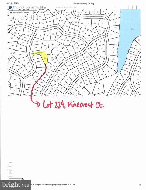 Vacant Land For Sale - Lot 224, Pinecrest Court<br/> CROSS JUNCTION, VA 22625