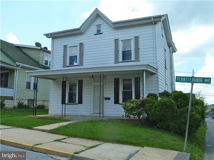 HURRY!!! THIS IS A LOT OF HOUSE FOR THE MONEY & PROBABLY WON'T LAST!!!! The first floor has a Living Room, Dining Room, Family Room, & Kitchen on the first floor. Three Bedrooms & a Bath along with spacious attic storage are on the Upper Level. There is a full Basement with a newer heater and water heater. Further, there is a large, fenced in rear yard, and a three bay Garage that is currently rented. The house has newer windows, freshly painted & all new floors installed. This low maintenance house has been well cared for!