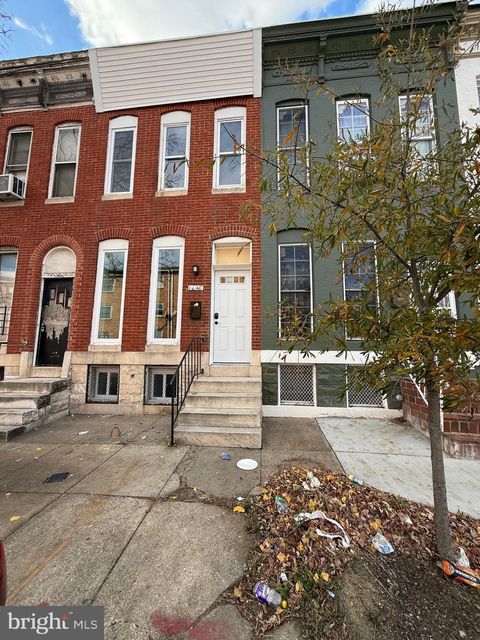 Townhouse For Rent - 1440 Aisquith Street<br/> BALTIMORE, MD 21202