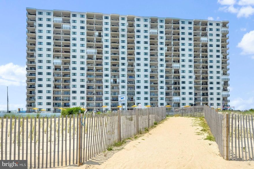 Welcome home to the Plaza!  Oceanfront living is what it is all about!  You will love this 2-bedroom, 2-bath, plus den, condo located in one of Ocean City’s most sought-after buildings. This spacious unit offers a large, open layout with ocean views from both the living area and the primary bedroom. Step out onto the private balcony and enjoy the sights and sounds of the Ocean, perfect for morning coffee or evening relaxation.
The kitchen opens seamlessly to the dining and living areas, creating a comfortable flow for entertaining. The primary suite features direct ocean views, a full bath, and plenty of storage space. The second bedroom and full hall bath provide additional comfort for guests.
Enjoy The Plaza amenities including an indoor and outdoor pool & hot tube, Oceanfront lounge & bar, on-site dining at The Jolly Jellyfish Tiki Bar, 24-Hour Security, on-site building management, and direct beach access. Plaza #1212 offers the perfect combination of comfort, convenience, and coastal charm, ideal as a vacation retreat, rental investment, or year-round home. Schedule you showing today!