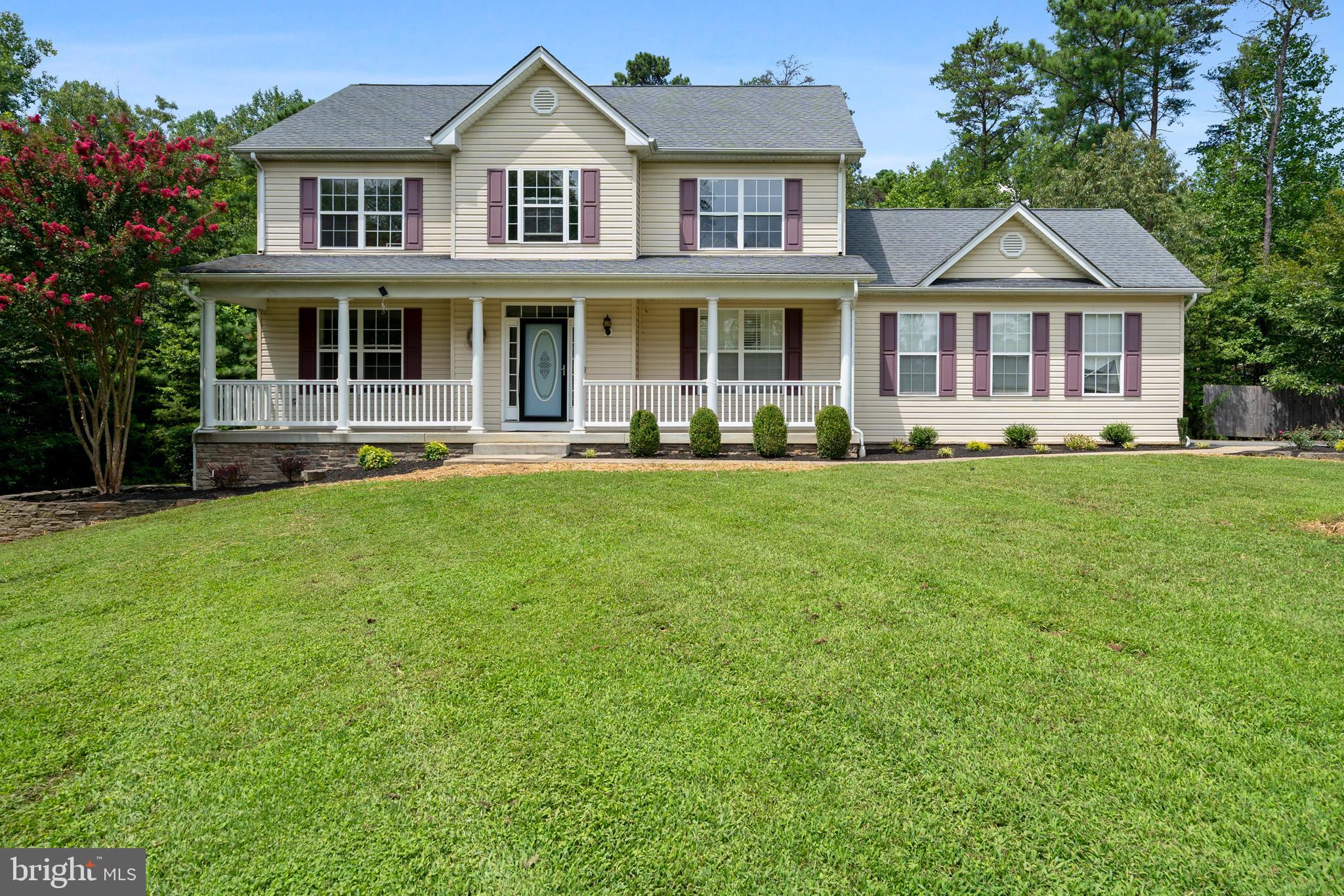 ENDLESS POTENTIAL! This beautiful colonial offers over 3,000 finished square feet and is set on a private, tree-backed 3.5-acre lot with no HOA. The open floor plan features a main-level office/den, formal dining room, and a bright, inviting kitchen that flows into the family room—perfect for entertaining. Upstairs, the large primary suite boasts walk-in closets and a luxury bath with a soaking tub and separate shower. Additional bedrooms are generously sized, providing comfort for everyone. The fully finished basement offers endless possibilities, with a raised floor ready for your dream home theater, game room, or hobby space. Outside, enjoy a peaceful backyard retreat with wooded views. The deck off the back and the walk-out level patio leaves plenty of room for your BBQ get-togethers, or outside hobbies. This home needs some TLC, but with a little work, you can transform it into your custom dream home and enjoy all the space and privacy you’ve been searching for. Please READ agent remarks.