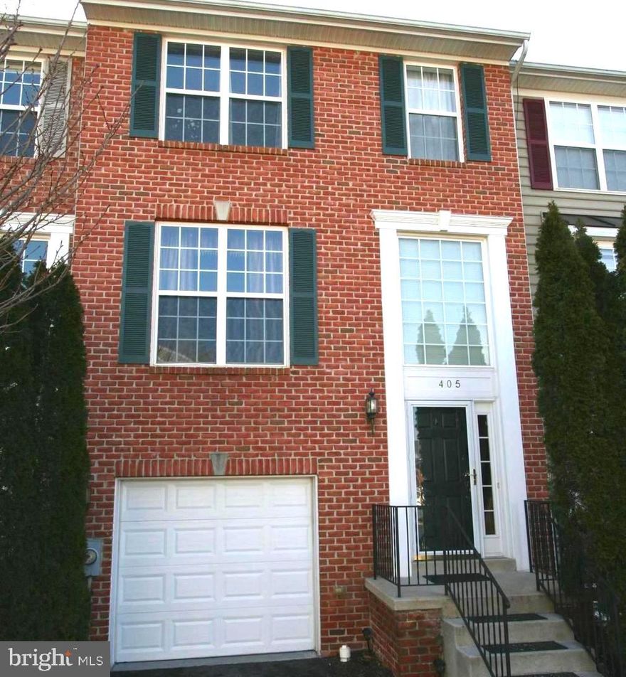 Offers in hand. All offers due on Sunday 3/17 at 4:00 pm.. Elegant brick front garage town home located in the desirable community of Fletchers Grove. Boonsboro schools! Freshly painted! Offers 3 bedrooms, 2.5 bath, 9 ft ceilings, refinished hardwood floors on the entire main level. Large kitchen with newer stainless steel appliances, oversized center island and upgraded maple cabinets, Top level has a large owners suite with sitting area, luxury bath and cathedral ceilings. New carpet  on the stairs- rest of the house is hardwood and laminate flooring. Deck off kitchen overlooks the fenced backyard.  Rough in for bathroom in basement. Within walking distance to grocery store & shopping. Great for outdoor lovers! Close to Washington Monument State Park, Lake at Greenbriar State Park, Devils Backbone Park/ Antietam Creek = trout fishing, C&O canal, Potomac River and the Appalachian Trail.  A must see!