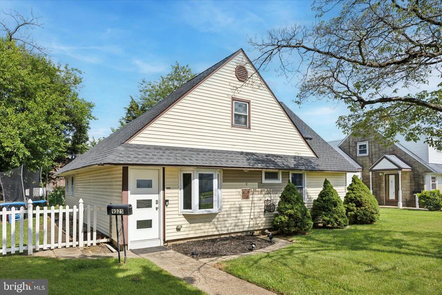 Welcome to 9325 Andover Rd , a beautifully renovated 3 bedroom, 1 bath single-family home in the Academy Gardens section of Northeast Philadelphia.
This fully updated property blends modern comfort with stylish upgrades, offering a move-in-ready experience with thoughtful design throughout.
Step into a bright, open-concept main level featuring gleaming porcelain tile floors, recessed lighting, and a seamless flow between the living area, dining space, and kitchen , perfect for both everyday life and entertaining.
The living room showcases a custom accent wall, and just off this space is a versatile family room, ideal for a home office, reading nook, or additional lounge area.
The designer kitchen is a true highlight, complete with: A center island with waterfall quartz countertop and deep sink, elegant gold gooseneck faucet with bar seating, soft-close cabinetry and a sleek, modern backsplash. Stainless steel appliances and a pot filler above the stove for convenience and luxury.
A charming bay window overlooking the front yard, bringing in abundant natural light.
The main level also features the primary bedroom and a fully renovated bathroom with high-end tile, a smart toilet, and a rain shower. Upstairs, two additional bedrooms are finished in a clean, neutral palette and filled with natural light.
Major system upgrades include: New roof (2024), New plumbing, HVAC system (2020), Tankless water heater (2023).
Outside, enjoy the fenced-in backyard, perfect for relaxing, entertaining, or gardening.  Washer and dryer hookups are located outside on the left side of the home, offering a great opportunity to create a custom laundry space tailored to your needs. This home is conveniently located near shopping center, dining, and major commuter routes, this home offers both function and style in a well connected Philadelphia neighborhood.

Don’t miss the opportunity to make this beautifully updated home yours, schedule your showing today!