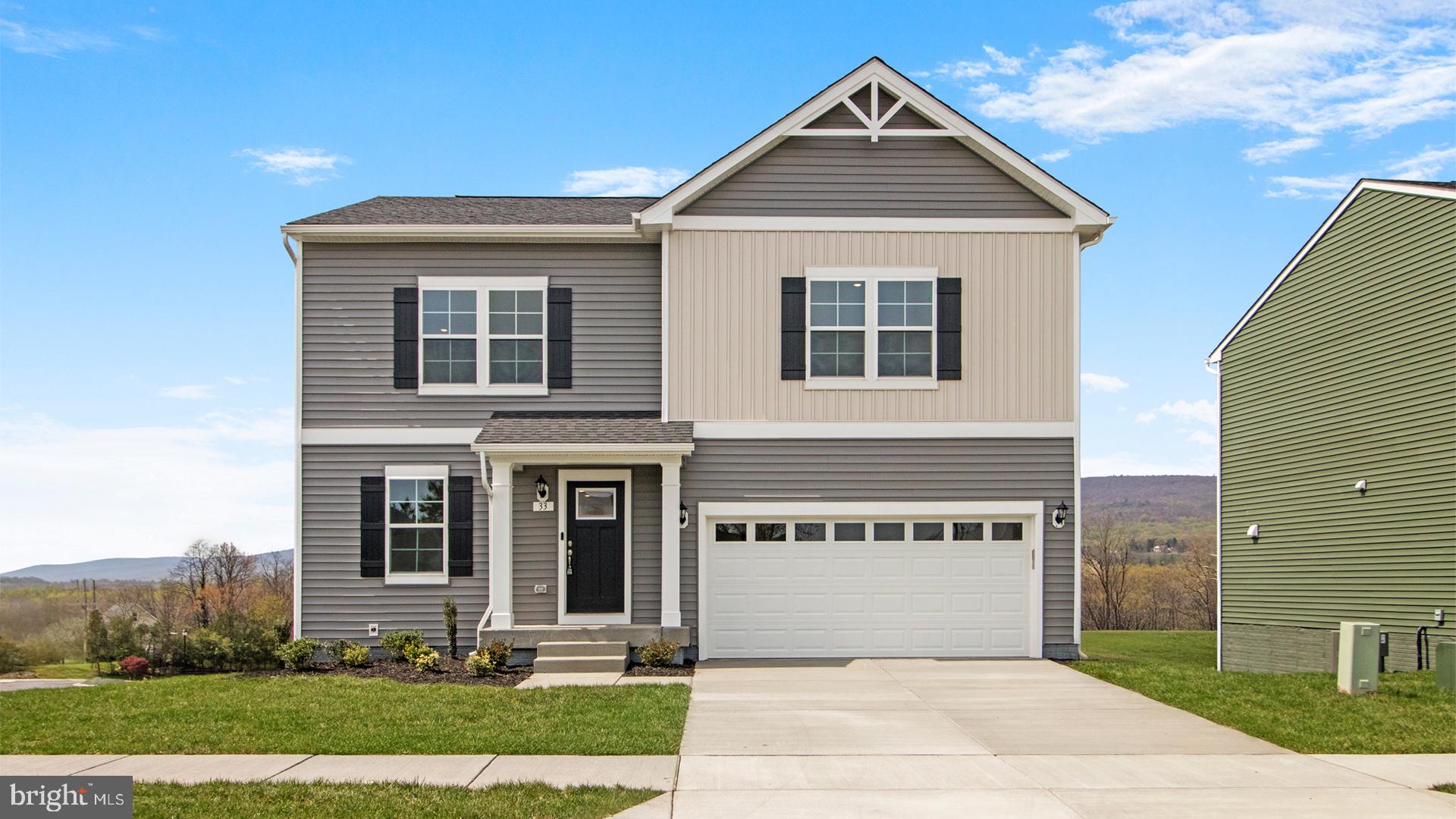 **OFFERING UP TO $10K IN CLOSING COST ASSISTANCE WITH USE OF PREFERRED LENDER AND TITLE.**
MOVE-IN READY! This is a stunning new construction home featuring four spacious bedrooms, a main level bonus/office, and a beautifully designed kitchen - all set against the backdrop of a breathtaking mountain view. Welcome to the Whitehall, an exceptional, open-concept home designed just for you! Crossing the threshold of the main entryway, you will find a spacious family room that seamlessly flows into a gorgeous kitchen complete with an inviting island and breakfast area. From there, enjoy access to a powder room and flex space. Open and spacious by design, the Whitehall's main level offers the perfect space for family and friends to gather! As you ascend to the second level, you will find a luxurious primary suite complete with an en-suite bath featuring a dual vanity sink and soaking tub, and a generous walk-in closet. Continue down the hall to find three additional bedrooms, a full bathroom, and a laundry room. Lower level offers finished lower level 1, walkout, and a full bath.