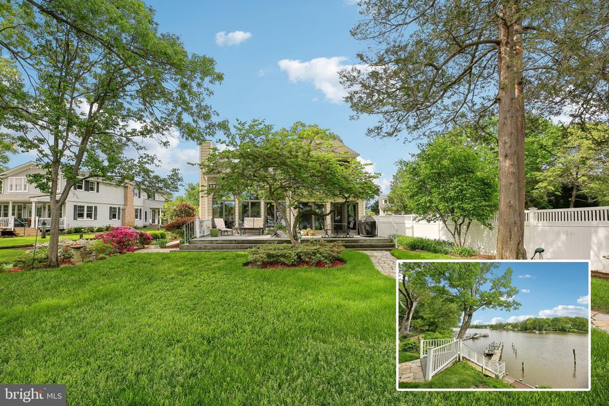 BUYERS REQUESTED THAT ALL BUT 1 OF THE PHOTOS BE TAKEN DOWN   This amazing, professionally landscaped, contemporary waterfront on almost 1/3 acre on Cattail Creek, close to where it joins the Magothy River, could be your Dream Home! This 3663 total sq,ft, (2703 above grade) 2 story with a basement, is sited on a hill with great water views and the peace of mind that flood insurance is not necessary. Inside, there are 2 story ceilings, vaulted ceilings, skylights, Andersen windows and glass atrium doors on the water side to bring in the gorgeous views from the yard and water. The Owners had an addition and remodel to the house that resulted in the current wonderful and open Great Room and huge gourmet Kitchen - as well as an additional bedroom and bathroom upstairs. The Laundry Room is conveniently located on the bedroom level. Outside is a beautiful yard with landscaping and fencing creating privacy. The pier has water, electric and a boat lift - as well as  decks just before and on the pier. Beautiful landscaping is helped by  sprinkler and soaker systems. Blue Ribbon Severna Park Schools and close proximity to commuting roads and shopping make this property a great place to call Home!