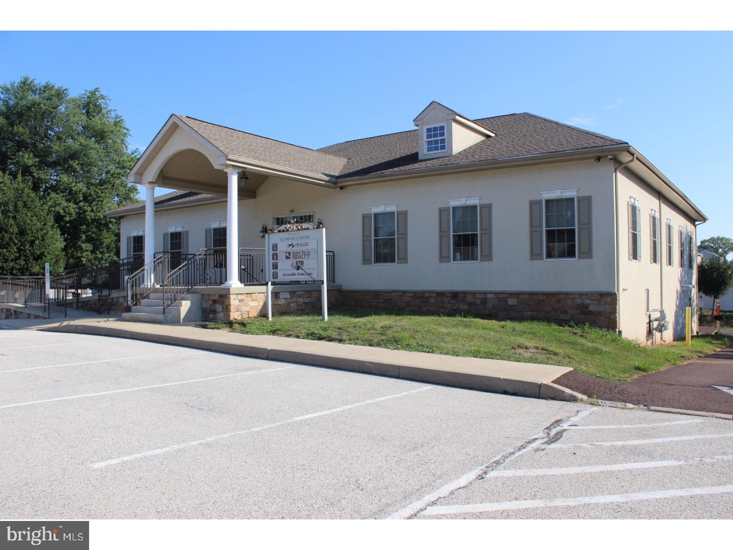 Affordable office space for lease in Collegeville. Single office spaces and "shared space" (about 100 square feet available). Good for one on one tutoring, music lessons, online business, psychological, medical or massage. Exterior signage available. Newer building provides modern amenities. Village Commercial zoning allows abundance of uses. All utilities and common area maintenance included! Ample parking. Close to King of Prussia, Collegeville, Pennsylvania Turnpike, Rt. 422, Rt. 202, Rt. 76 and all major highways!