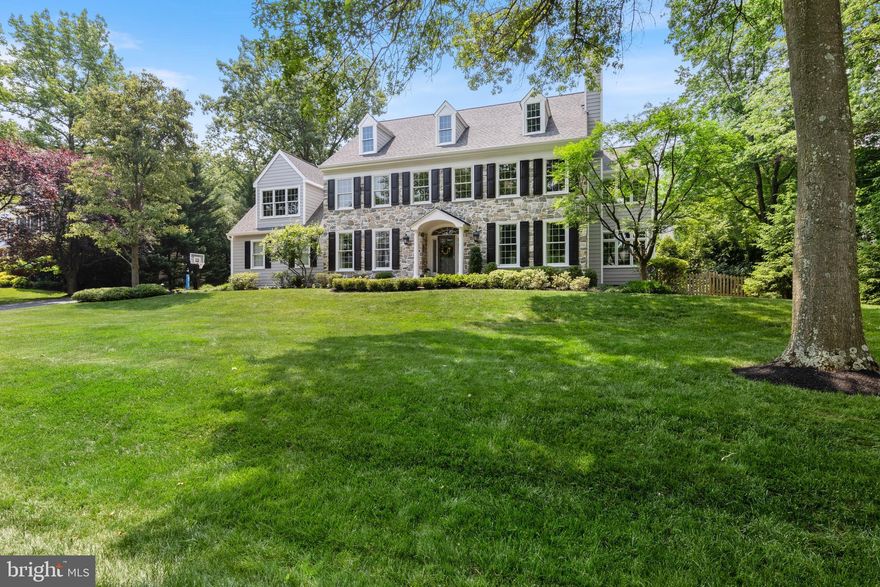 It is a pleasure to present this very special home in the coveted Treyburn neighborhood in Tredyffrin Easttown School District. Located on a beautiful, professionally landscaped interior lot, this home is truly one of the nicest homes in the community. This gorgeous 5BR/3 full, 2 half bath home has been exquisitely updated throughout using the highest quality materials and craftsmanship, and has been meticulously maintained by the current owner – no expense was spared! The stunning stone and fiber cement siding exterior and gorgeous landscaping give this home amazing curb appeal, and there is no stucco to ever have to worry about! The beautiful stone patio and private rear yard is great for entertaining and there is plenty of grassy area for games and activities, but the beauty doesn’t stop on the outside! The standout features inside include unsurpassed custom millwork throughout, glistening hardwoods throughout first floor and primary suite, a beautifully renovated, over the top kitchen with gorgeous custom cabinetry, high end appliances and soapstone countertops; an elegant butler’s pantry; a gorgeous breakfast room with 3 walls of windows; a primary suite retreat with custom luxury bath and expansive custom closet; 2 additional baths on the 2nd floor that have been beautifully renovated; a nicely finished lower level with full gym, media area, half bath plus lots of storage; an amazing mudroom; and a Sonos music system throughout most of house and outside. The chef’s kitchen has Mouser custom cabinets, top of the line appliances (Wolf Professional range, Subzero refrigerator, 2 additional refrigerator drawers, 2 dishwashers, warming drawer), a large island with seating for 4, a coffee bar with 2nd sink, gorgeous black Soapstone countertops, a pretty butler’s pantry and many special cabinet features. The beautifully appointed mudroom just off the kitchen features a 2nd dishwasher, sink and prep area, numerous custom cabinets, desk area, back staircase, pantry closet, 2 additional closets plus lockers for the busy lifestyle! The main floor also consists of a two-story, beautifully trimmed front entry hall, a formal living room with gas fireplace, an elegant dining room, private office with gorgeous built-ins and 2 walls of windows, expansive family room with wood burning fireplace that is completely open to the kitchen and breakfast room, and a powder room. Upstairs you will find the primary bedroom suite with hardwood floor, an amazing custom walk-in closet, a cozy and bright sitting room with custom shelving, and a spacious luxury bath with jetted stand-alone tub, beautifully tiled shower, heated floors, and beautiful custom cabinetry with marble tops. There is a bedroom with a nicely updated ensuite bath, plus 3 additional bedrooms that share a beautifully appointed hall bath on this floor, as well as a convenient laundry that is one of the prettiest I have seen! An open staircase leads to the lower level with media area, gym, half bath, wine room, and area for pool table – plus plenty of storage! This is great space for folks young and old! Treyburn was developed on the site of a former tree nursery and is unsurpassed in its beauty with majestic trees and landscaping and its own 2+ mile paved walking/jogging path. This home is located in a very convenient location being less than 5 minutes to major highways, trains, King of Prussia Town Center & Mall, Trader Joes, Wegmans, Whole Foods, Lifetime Fitness, Farmer’s Mkt and downtown Wayne. This is one you won't want to miss! Showings start Thursday 6/15/23.