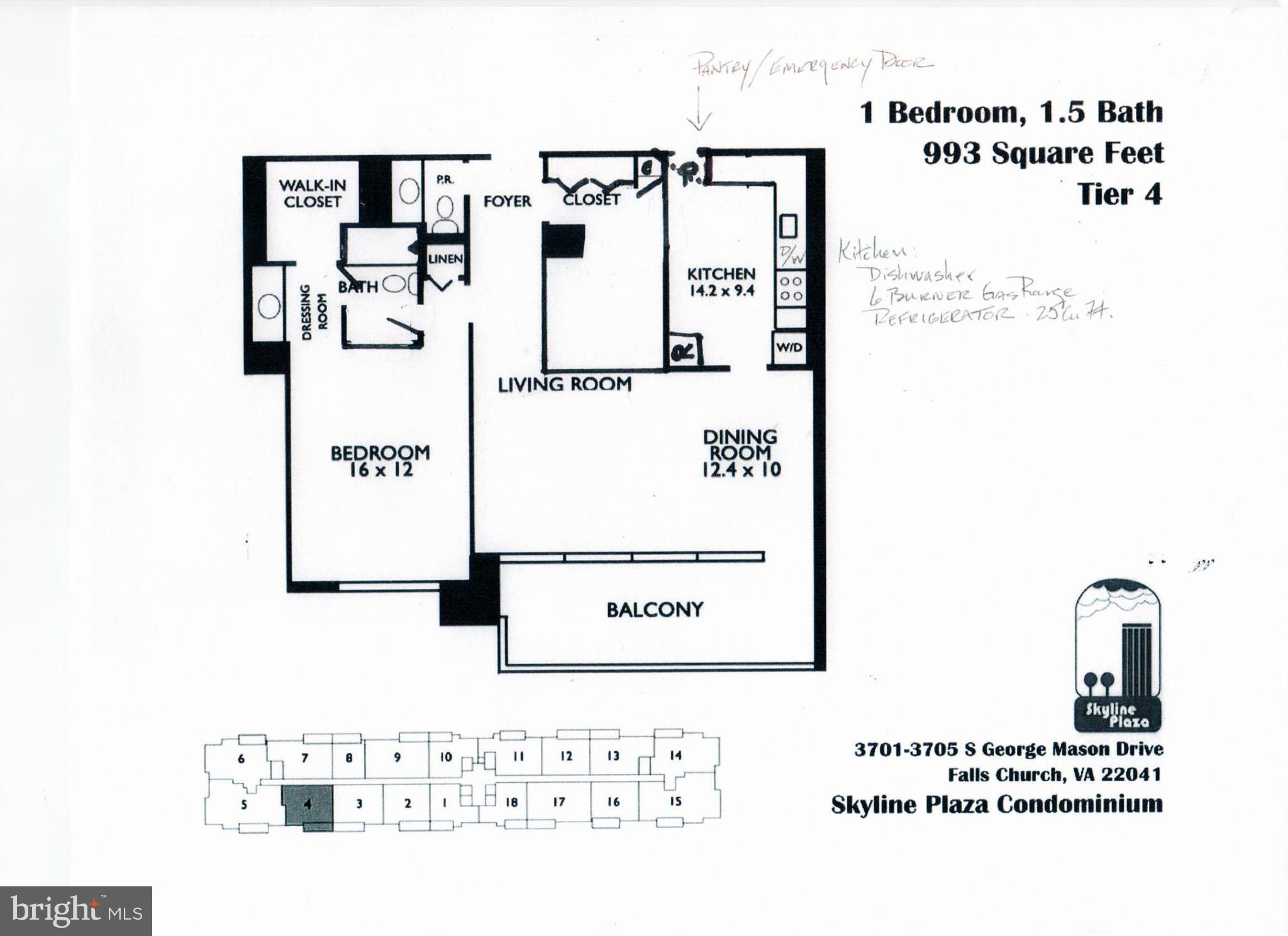 SKYLINE PLAZA - Residential Lease