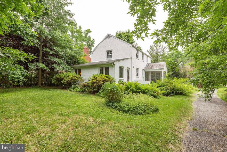 Great colonial just waiting for your updates and dreams.  Located on a Large level lot with driveway next to a walking path into Bethesda - just a SHORT walk to downtown Bethesda and the metro.  Leave your car at home and dine in Bethesda!