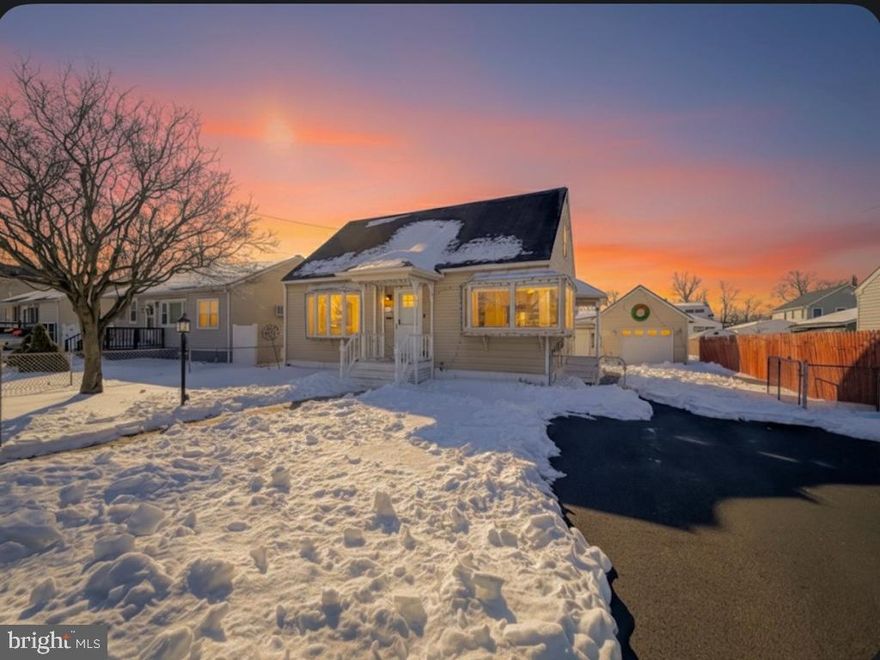 This beautifully maintained Cape Cod offers the perfect blend of charm, space, and thoughtful updates. Featuring 3 bedrooms and 2 full bathrooms, this home has been meticulously cared for and it shows in every detail.

The spotless, large kitchen provides plenty of room to cook and gather, flowing seamlessly into a bright dining room with large windows that flood the space with natural light. Gorgeous hardwood floors add warmth and character throughout the main living areas.

Upstairs, the remodeled full bathroom adds modern appeal, while the spacious primary bedroom features a walk-in closet and access to a private second-story deck — the perfect spot for morning coffee or winding down at sunset.

The finished basement offers flexible living space for a family room, home office, or gym, along with a separate storage and laundry area for added convenience. 

Outside, enjoy a fenced-in yard, a detached over sized garage with a storage shed, and a large driveway with plenty of parking. From top to bottom, this home reflects true pride of ownership and is ready for its next chapter.