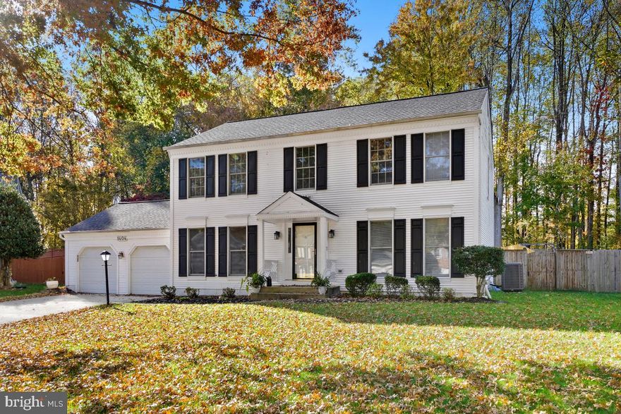 ** Buyer's financing fell through. Golden opportunity for a second chance.** Welcome to Tall Oaks Crossing and 1404 Peartree Lane. The seller prefers to use Classic Settlements. The title work has been completed and we are looking for a quick closing.  This center hall colonial is cited on a cul de sac with a spacious fenced rear yard and backing to tall trees. Wood floors, open kitchen, and main floor family room. Four bedrooms and two full bath's upstairs. Lower level recreation room, office and full bath. Laundry on two floors. Two car garage and plenty of storage space. Great yard and patio area. Community tennis, hike and bike trails, picnic areas and tot lots. Near to schools, shops, transportation and commuter routes. Come Live the Tall Oaks Crossing Lifestyle!