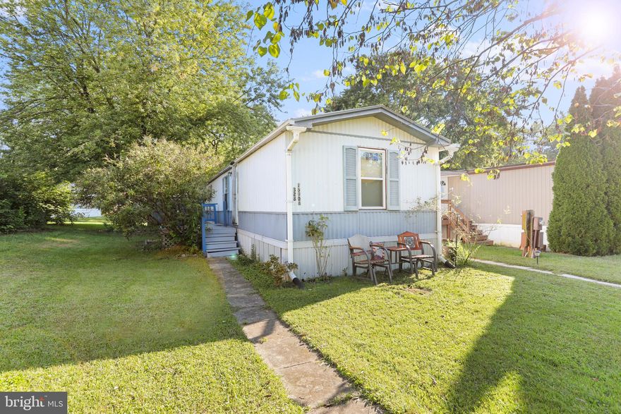 Why rent when you can buy this 3 BR, 2 Bath home!  It is fully functional and in good condition.  One floor living. Ready for your family.  Nice neighborhood.  Close to everything.  This is a 1994 mobile home on a rented lot.   Financing is available. 

Shed will be removed prior to settlement.  
There are repairs needed (exterior gutters, trim and roof) that will be repaired by seller prior to settlement.