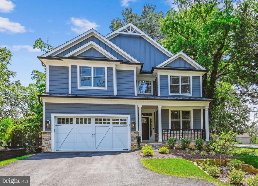 PRICE REDUCED! Move-in ready new construction from acclaimed local builder, Sturbridge Homes. This spectacular home offers over 5,000 square feet of finished space in the heart of Annapolis's Homewood neighborhood, close to all of the entertainment and enjoyment available in our historic town. Located near the new Annapolis Public Library, Maryland Hall, Annapolis Town Center, and the Naval Academy Stadium,  this home is situated for you to enjoy the best of in-town life, yet relax in a tree-lined neighborhood environment.
This home is excellently upgraded with 9-foot ceilings on all three levels, quartz countertops, ceramic tile, stainless appliances, and hardwood flooring throughout the 1st floor, owner’s suite, and stair/hallways. The primary suite is a luxurious oasis with plenty of space to enjoy, a huge customizable walk-in closet, and a spectacular multi-head walk-in shower.  The lower level features a separate entrance, a bedroom and a full bathroom, and a large wet bar with a beverage refrigerator, making it perfect for entertaining guests, caregiving, or multi-generational living.  The builder has included many thoughtful touches, like decorative moulding, wood closet and pantry shelving, and a mudroom bench and organizer.  The front porch is a perfect spot to savor your morning coffee, and the backyard offers endless possibilities.  The home comes with a $15,000 closing cost credit (conditions apply), a $10,000 credit toward closet customization, a package of smart home features, and a 10-year limited warranty. Enjoy the low-maintenance lifestyle of a new construction home for many years to come!