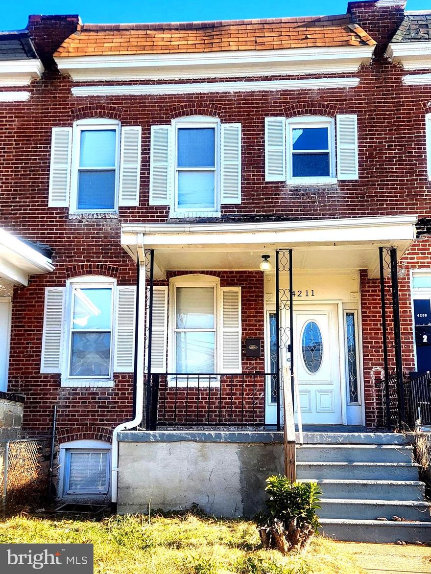 Beautifully Updated Home in Baltimore!

Welcome to this 3-bedroom, 1.5-bath, well-maintained and thoughtfully updated home located at 4211 Pimlico Road, Baltimore, MD 21215. This property offers the perfect blend of comfort, functionality, and modern finishes.

Step inside to a bright and inviting living room complemented by recessed lighting throughout. The spacious eat-in kitchen features granite countertops, a center island, walk-in pantry, and flows seamlessly into a separate dining room, making it ideal for both everyday living and entertaining.

The home offers three large bedrooms and one and a half bathrooms , providing generous space and comfort. The fully finished walk-out basement includes a half bath and front-load washer and dryer, creating a versatile area perfect for additional living space, a home office, or recreation room.

Enjoy outdoor living with a welcoming front porch and a fully fenced backyard, ideal for gatherings, pets, or relaxing evenings.

This move-in-ready home is a must-see offering space, updates, and convenience in a desirable Baltimore location.
