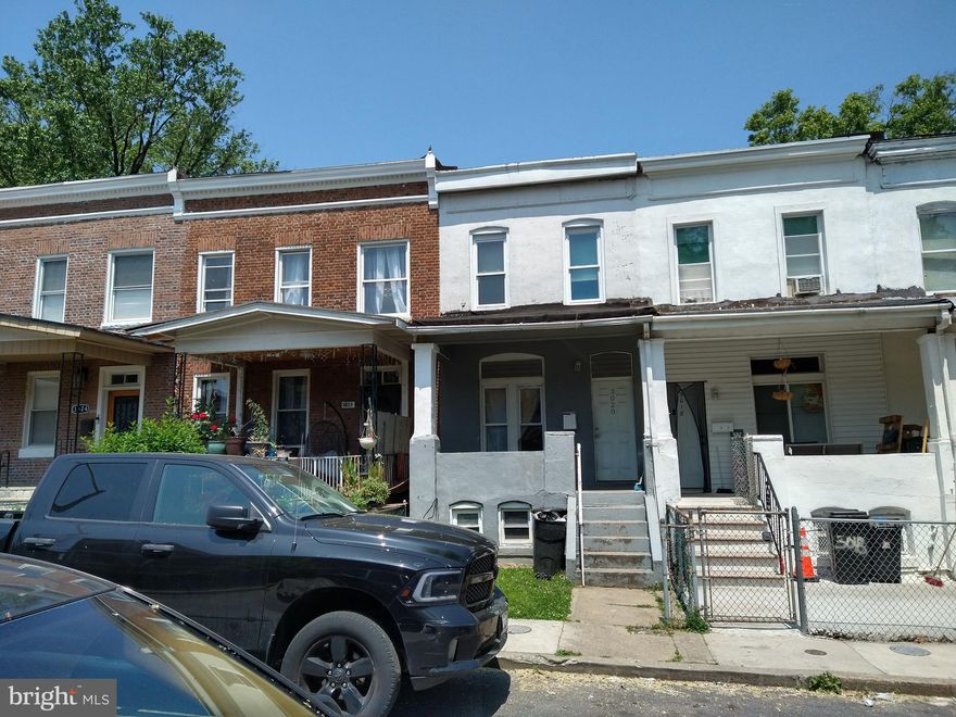 ONLINE AUCTION: Bidding begins 05/29/2023 @ 10:00 AM. Bidding ends 05/31/2023 @ 6:30 PM. List Price is Suggested Opening Bid. This 2-story porch-front townhouse is located in Baltimore's Parklane neighborhood. Conveniently located near Sinai Hospital and major traffic artery W Northern Parkway, residents can enjoy nearby attractions such as the excitement of Pimlico Race Track, the scenery of Cold Spring Park, or a relaxing outdoor retreat at the Cylburn Arboretum. Deposit: $5,000.