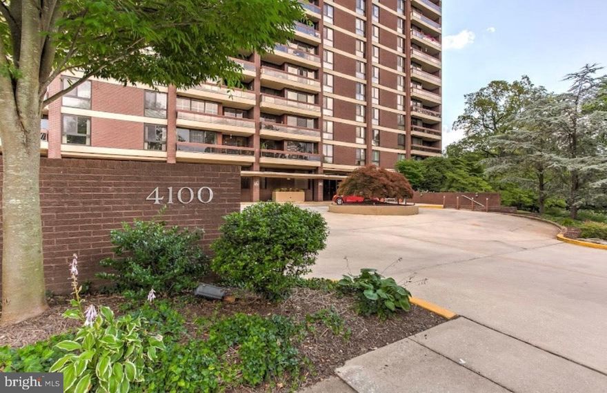 This Two bedroom, 2 bath condo overlooks an Olympic size pool and it faces south for a full day of sunlight and lifeguards at the ready during season and hours as posted.  The  Fifth floor location provides sound & traffic relief with an ample balcony and floor to ceiling glass doors and windows throughout.   The Unit owns a single parking on level 1B & easy exit & entry. All appliances & kitchen cabinets are new and vinyl flooring has also been installed. Bathrooms have sliding glass doors, new vanities & counter, with enhanced lighting in both. The master bath has its bath within the room  with 5 closet areas of space for all seasons. Hall bathroom was completely redone with a small closet provided within. This building has a long list of amenities within it structure, to include ,modern gym equipment, social gathering room, sauna, lockers, and a 24 hr. Lobby staff providing security, maintenance across the day. And doctor and Dental offices on the first floor as commercial tenants. Conveniently located a mile from John’s Hopkins medical facility and all the services that that institution is renowned for. Freshly painted and ready for your personal touch & enjoyment. Transportation into the city is convenient by public transportation, bus, lite rail or train connections. Social activities add to the experience and are seasonal with activities to fit almost all interests. The Cindi board is very professional with community based engagement on all issues .
