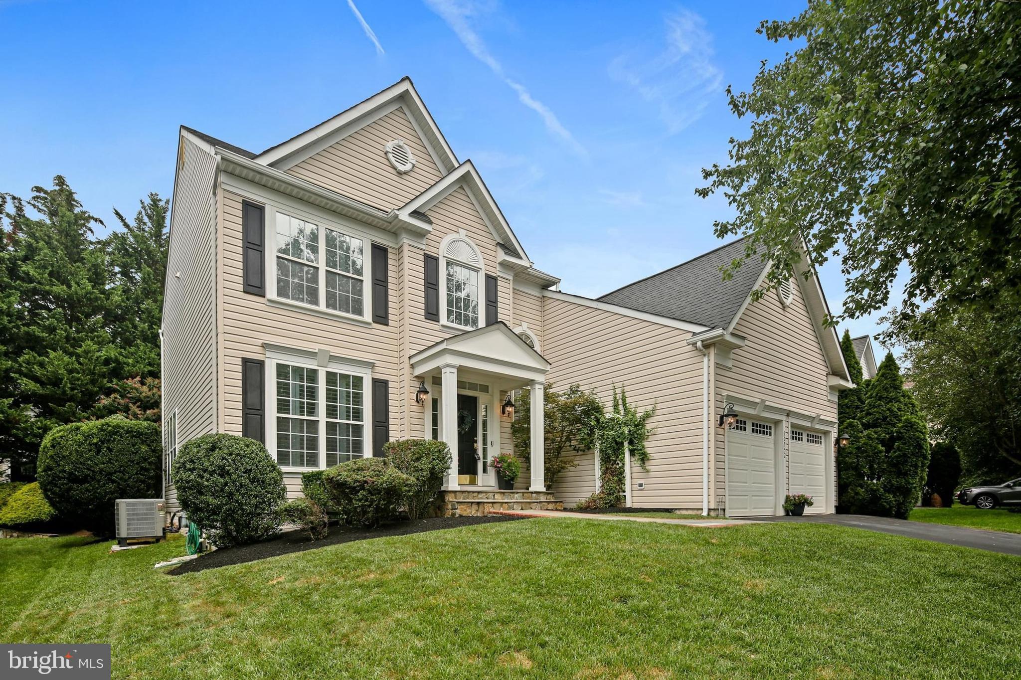Welcome to this beautifully maintained 5 bedroom, 3.5 bath colonial located in the highly desirable Waverly Woods community. Offering over 3,400 square feet of finished living space, this home features a well-designed floor plan ideal for everyday living and entertaining. The main level includes a two-story foyer, formal living and dining rooms with crown molding and wainscoting, and hardwood flooring throughout. The updated kitchen is equipped with granite countertops, stainless steel appliances, an electric range, center island, and a breakfast area that opens to the family room with a gas fireplace.Enjoy outdoor living on the private paver patio, surrounded by professionally landscaped grounds.The upper level offers four bedrooms and two updated full bathrooms. The spacious primary suite features two walk in closets with Custom closet fixtures. The finished lower level includes a fifth bedroom and a newly added full bathroom, providing flexible space for guests, recreation, or work-from-home needs.
Located in Waverly Woods with convenient access to shopping, dining, community amenities, and major commuter routes. This home offers a combination of space, updates, and location in one of Howard County’s most established neighborhoods.