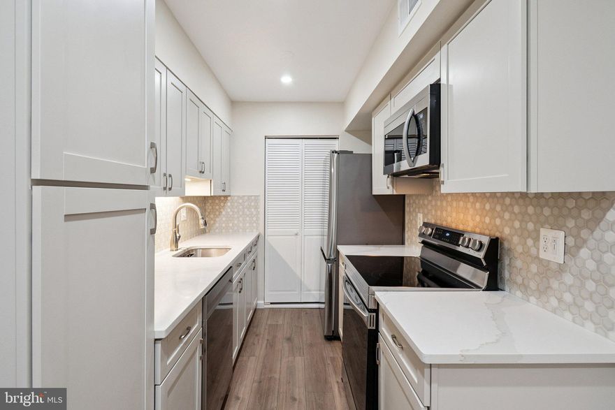 OPEN HOUSE SATURDAY 3/14 AND SUNDAY 3/15 12-3PM BOTH DAYS*PROFESSIONAL PHOTOS COMING SOON.  Vacant & Ready to go!  See floorplan for view of condo layout.  Top floor condo so no neighbors above you.  Most major expenses updated within the last few years.  NEW Gas Furnace and A/C installed 2024.  Gas Water heater installed 2010. Vinyl windows and vinyl balcony door w/functioning side panel windows for better airflow.  New carpet  2026.  Kitchen updated with Quartz countertops and Samsung Stainless Steel Appliances installed approx 2023 (new microwave 2026).  Even the electric panel has been updated.  Both full baths have been remodeled, including the conversion of the primary bath from a tub to a walk-in shower.  Lots of fresh paint.  Most hardware and lights have been replaced in 2026 including doorknobs and door stops.   Yes, this home has laundry, there is a stacked washer/dryer in a separate closet in the hallway(vented through the attic).  The balcony overlooks open common area & lots of trees.  The condo fee includes: gas for the heat and water heater, as well as the  water/sewer so  you pay only electric.  There are 2 community pools, 5 tennis courts, basketball court, several tot-lots, and 2 party rooms available to rent (for a fee), one at each of the pools.    The condo fee also covers exterior maintenance. You get 1 assigned parking (#532 is directly in front) and there is also lots of blanks for guest parking (you do not need a special pass or permit but no commercial vehicles and vehicles must have current tags.  The bus to Pentagon runs along Forrester Blvd.  The VRE approximately 2 miles away up Rolling Rd.  There are tons of shopping options nearby including: Trader Joes, Whole Foods, Giant Food, ALDI, LIDL, Chipotle, Panera, Ledo Pizza, Planet Fitness, etc.  Access Fort Belvoir straight down Rolling Rd.  I495 access up Rolling Rd to Braddock Rd and I395 going down Old Keene Mill Rd.