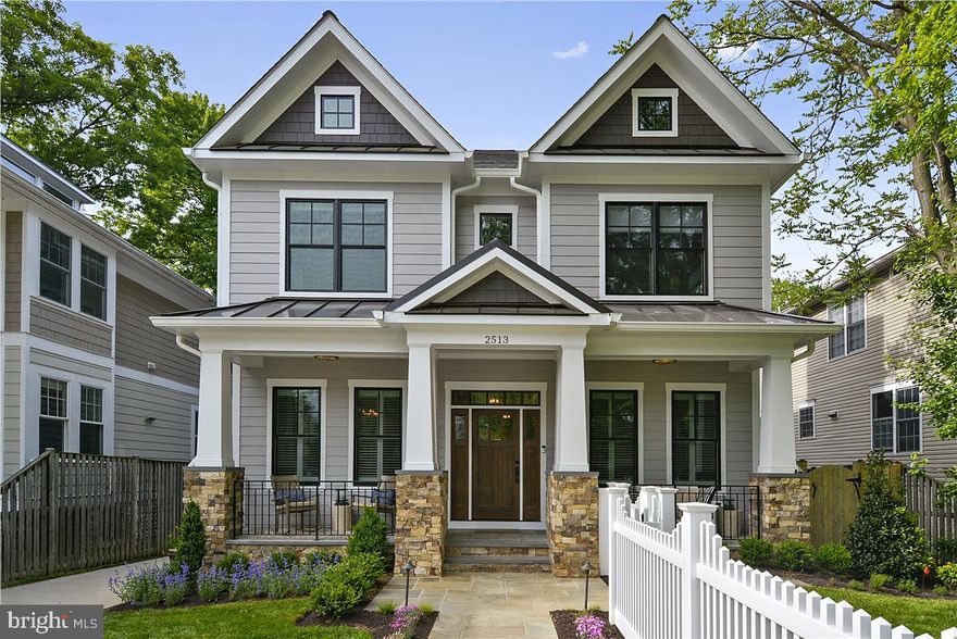 Welcome to the perfect combination of luxury, location and space. This custom built home is located on a quiet neighborhood street between Clarendon and Rocky Run Park. This is a rarely available move in ready home with 7 bedrooms, 6.5 bathrooms and every uprgrade imaginable.

The front of the property has a large flagstone porch that overlooks the shaded and fenced in front yard. The backyard features a luxury built in grill, icemaker and refrigerator with a peninsula island bar. Enjoy the pool/hot tub or watching the tv around the firepit while listening to the built in outdoor speakers.

As you enter the house you are greeted by a large foyer, luxury dining room and sitting room/office/playroom.  The gourmet eat in kitchen features a 48 inch dual fuel wolf range and cooktop, subzero freezer/fridge and butler pantry with wine fridge and beverage fridge. The breakfast seating area overlooks the backyard and outdoor porch. The family room has plenty of seating around the gas fireplace with marble surround.

The second level features a large owner suite with a dual side gas fireplace and screened in balcony overlooking the backyard. There is plenty of space in the dual owners closet The owner’s bath features a walk in rainfall shower, body spray jets and steam, heated floors and dual vanities with Carrera marble throughout. The second level also features three additional bedrooms, one with an ensuite bath and the other two with a jack and jill bath.

This home also features a loft bedroom and full bathroom perfect for an office or guest bedroom.

The basement is not to be forgotten. In addition to another large bedroom and bath the basement features a recreation room with a 120 inch projection TV perfect for movies or catching a sports game. Enjoy a full size dining room that walks out and up to the back yard as well as a wet bar with sink, dishwater, fridge and plenty of storage. Wine collectors are in luck as there is a 1,000 wine bottle cellar. And for fitness lovers you can enjoy the full size gym with mirrored walls.

The backyard as an oversized two car garage with a large studio bedroom with a full bath and laundry room that is perfect for a live in nanny or family. House has backup generator, sprinkler system, outdoor lighting, indoor/outdoor speakers, security and camera system and more.

This home is perfect for a personal residence, investment property or short term rental.