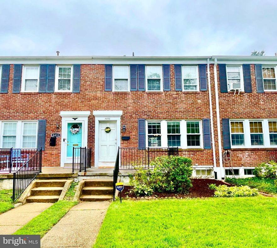 ***PRICE REDUCED TO $280,000 *** Welcome to 8431 Greenway Rd., a 3-bedroom, 2 bath brick townhome in the cozy Loch Raven Village neighborhood of Towson! **Photos with Virtual Staging ** Step inside to the freshly painted interior, and experience the spacious layout as well as a finished basement, with newer luxury vinyl plank flooring, perfect for a rec room or home office. Enjoy outdoor living on the large deck overlooking a generous yard space ideal for entertaining or gardening. Exterior AC Unit replaced in 2022. This charming home is just minutes from Towson’s shopping, dining, universities, and commuter routes. Whether you’re a first-time buyer, downsizing, or looking for room to grow, this home checks all the boxes for comfort, convenience, and everyday living.