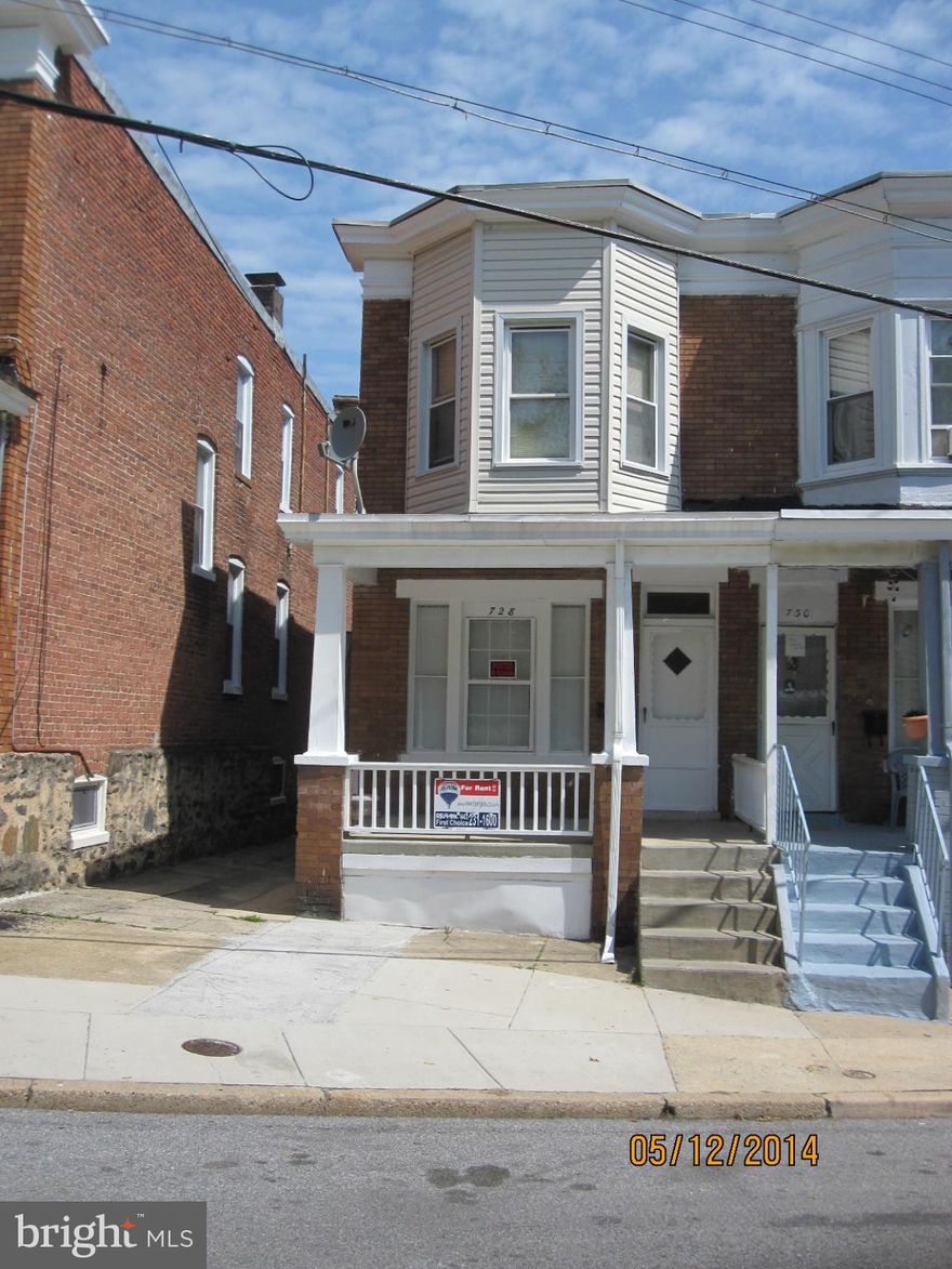 Welcome to your Beautiful New Home. This is ready and waiting for you with brand new Hardwood Floors, New Paint, New Blinds, Spacious Kitchen, and Tons of Storage in the Basement. Huge front porch and a fenced in back yard with a deck and patio. A Den off the Kitchen. Close to Johns Hopkins University. Easy to show. Call this home today!! You will have the first floor and basement for your use.