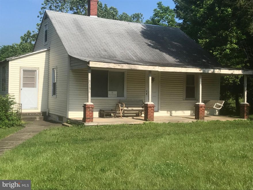 INVESTORS!!!! INVESTMENT PROPERTY and /or TEAR DOWN, NO FHA. Great, One acre plus, partially wooded lot with a private pond in a very desirable location. House sold As-Is condition. 2 levels need to be totally gutted.