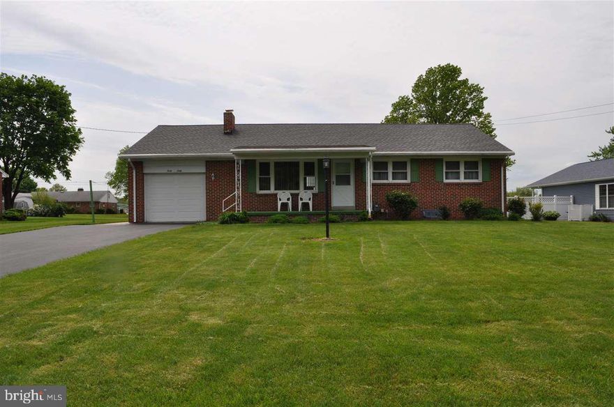 Neat as a pin   This rancher is very well maintained   Living room with fireplace   Large eat-in kitchen with appliances   3 bedrooms   Large over sized garage   Full basement.