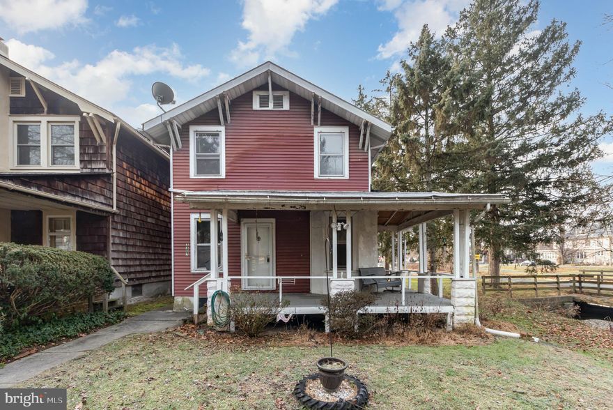 Location, Location, Location!  Situated at the end of the street in a residential neighborhood, this 3 bed 1 bath property has a fenced-in yard with a wrap around porch.  Located next to the Capitol Area Greenbelt and one block from the Paxtang Commons Park.  Dining,  shopping,  parks nearby and less than 1 mile to to the Harrisburg Mall. Home inspection  has been completed and can be reviewed in the listing documents.  Due to the proximity near a creek the property will require flood insurance.   Carpeting covers original hardwood floors and can be refinished. All appliances transfer to the new owner.  While the home does need some TLC it is ideal for the right buyer.  Will be sold as is.  Schedule a viewing today!