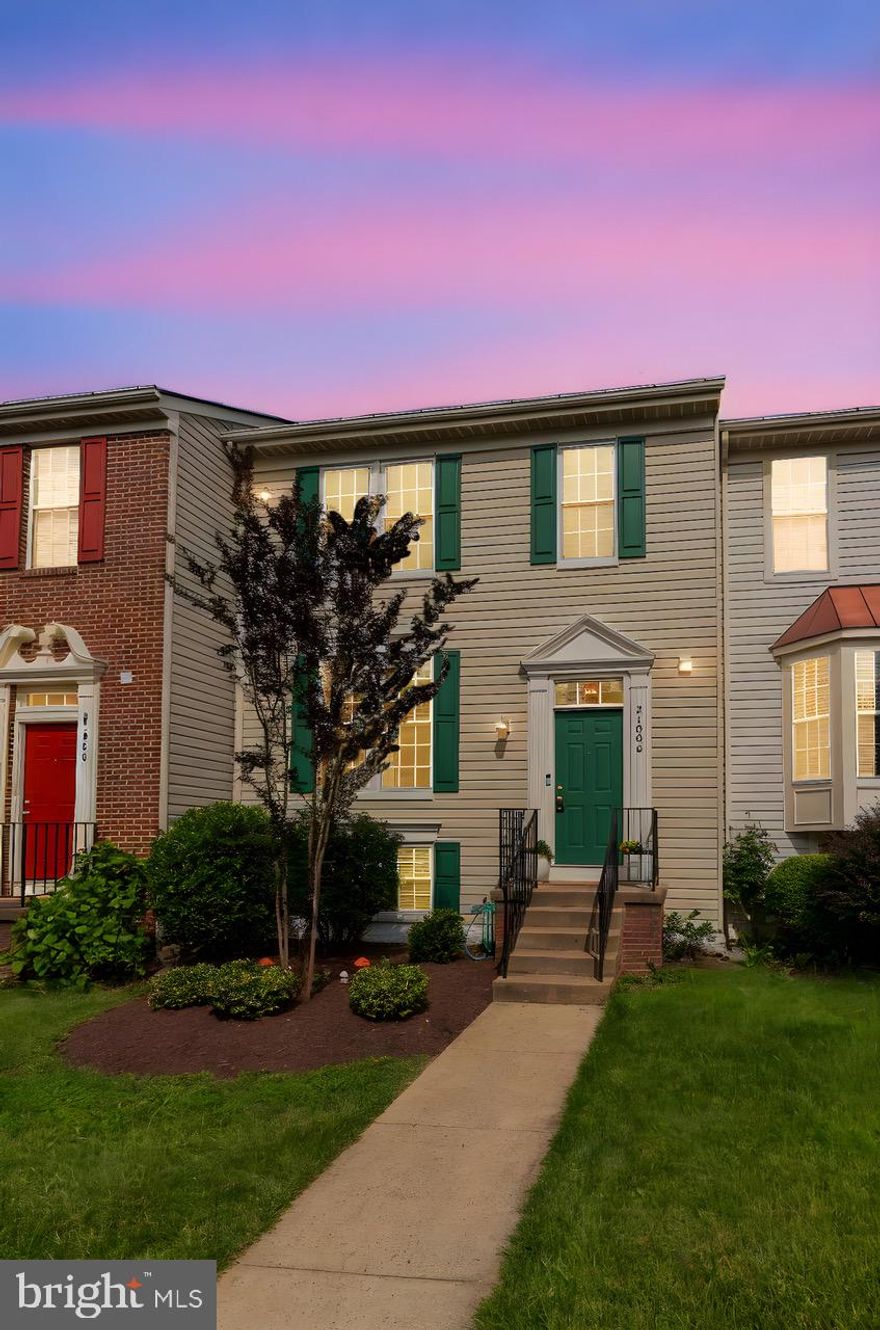 Welcome to 21008 Strawrick Terrace — a beautifully updated, move-in-ready 4-bedroom, 2 full and 2 half-bath townhome nestled in the highly desirable Ashburn Farm community. Surrounded by mature trees, this home offers a private, retreat-like setting that feels worlds away while being just minutes from shopping, dining, and commuter routes.

Step into a light-filled, thoughtfully designed interior featuring brand-new soft-close kitchen cabinets (2025) and brand-new stainless steel appliances in the eat-in kitchen, granite countertops (2021), a cozy bump-out breakfast nook, and fresh neutral paint and flooring throughout.

The home features solid-core, tongue-and-groove engineered bamboo flooring, offering a perfect blend of durability, elegance, and timeless style.

Upstairs, the owner’s suite is a true escape with a custom bathroom boasting ceramic tile, a glass-enclosed shower, and a walk-in closet. The fully finished walkout basement expands your living space with a generous rec room featuring built-in speakers, a custom ledge, accent column, and bookshelves—ideal for movie nights, a home office, or guest accommodations.

This home has been carefully maintained and upgraded, including a new roof (2021) and new HVAC system (2024), giving you peace of mind for years to come.

One of the standout features is the expansive back deck addition, providing elevated outdoor living space perfect for relaxing, entertaining, or soaking in the tranquil views of the surrounding mature trees. Below, the fenced-in backyard includes a stone patio and garden area, adding even more outdoor charm.

Enjoy the benefits of two dedicated parking spots and access to a host of community amenities including pools, tennis courts, trails, and tot lots. Conveniently located near the Dulles Toll Road, shops, and restaurants, this home perfectly balances comfort, style, and location.

Don’t miss this rare opportunity to own a peaceful retreat in one of Ashburn’s most sought-after neighborhoods!