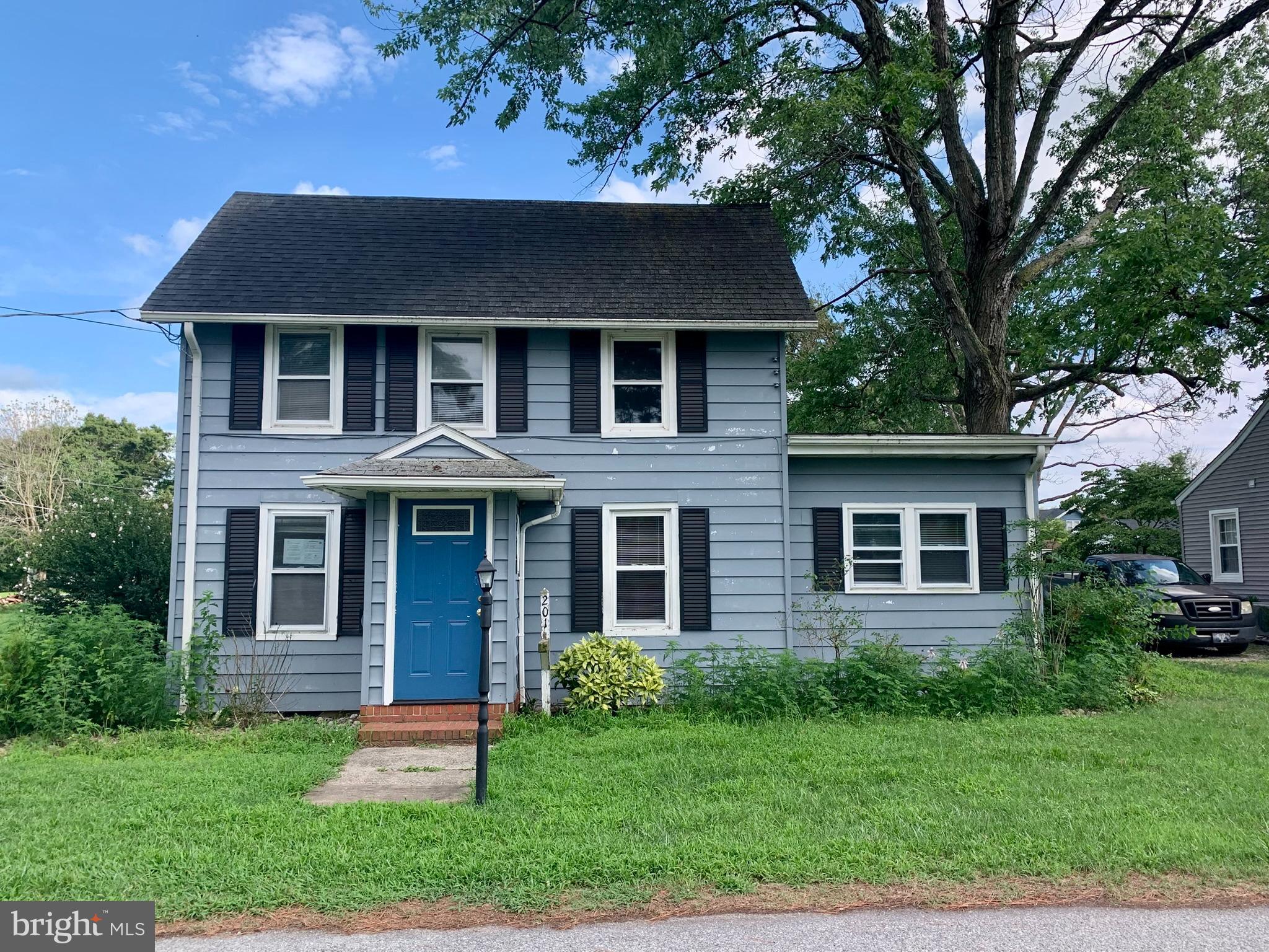 Small town living on the Eastern Shore! Charming 3 bedroom, 1 bathroom home on large lot in the historic Nanticoke Riverfront town of Sharptown. Large concrete patio in the backyard for outdoor enjoyment. Located approximately 5 blocks from the public fishing area, local parks and the Cherry Beach Park & Boat Ramp. Located 48 miles from the beach and inlet in Ocean City, MD and approximately 45 miles from the boardwalk and beach in Rehoboth Beach, DE. Restricted to owner-occupants, non-profits and government agencies until 9/3/2025. HUD Case #244-298443. Equal Housing Opportunity.