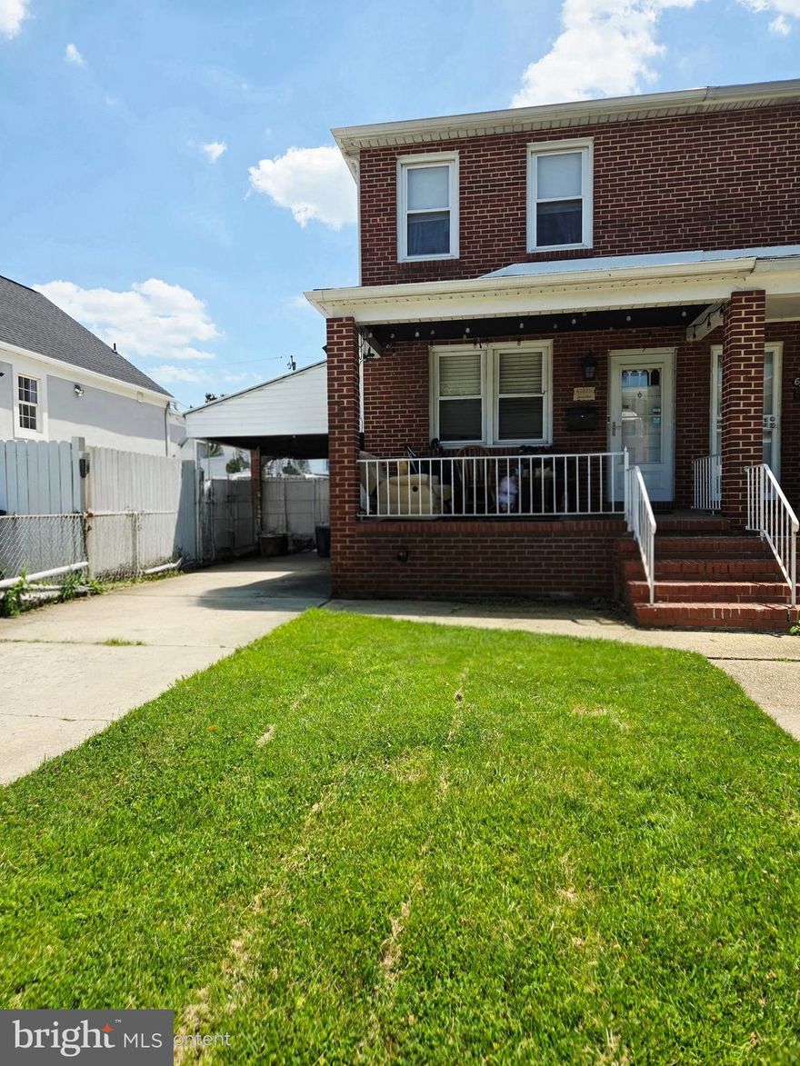 MAJOR PRICE ADJUSTMENT!  MOTIVATED SELLER!
Discover your next chapter in this charming 4-bedroom, 2-full-bath townhome, ideally situated in a quiet Dundalk neighborhood. The impressive kitchen is a true highlight, boasting plenty of counter space and seamlessly flowing into a stunning backyard oasis. With its lush green grass, it's the ultimate setting for outdoor fun, family gatherings, and delightful summer BBQs. This home offers the perfect blend of comfort, convenience, and a serene residential environment.