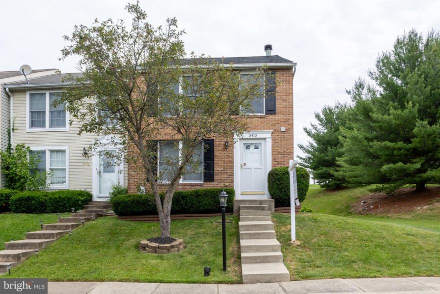 Price Adjustment!!! The New and Improved price is $305,000.. The market still has more gems to sell. Take a look at this perfectly manicured, beautifully maintained EOG Townhome in the very sought out neighborhood of BOX HILL in the heart of Abingdon Harford County Maryland. This property is at the end of the Culti-Sac. No thru street. No traffic. Beautiful Brick design with 3 bedrooms and 3 bathrooms. I full bath on the upper level and a half bath on the main level and lower level. Engineered hardwood floors throughout.  A Beautiful 2 level  deck and fenced in backyard and shed with Electric. Cozy up in the family room  with brand new wall to wall carpet amd a  wood burning fireplace. Brand new energy efficient washer and dryer. New roof in 2017,  and the HVAC has a maintenance contract til February of 2025. New hot water heater in 2023. Take a look, get ready to turn the key and move in, just in time for Summer!!