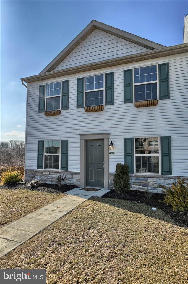 NEW PRICE! Rare to find townhome that backs to a treed preserve. Stylish open floor plan features elegant rail & spindle stairway. Large KIT island w/overhang, Refrigerator incl. Expansive Great Room w/slider off of KIT-10x12 patio w/privacy fence. Convenient 1st fl laundry w/incl Washer & Dryer.Vaulted MBR w/spacious WIC and bath. 2nd BR features double closets and private bath! Double hung windows. R&L Home.