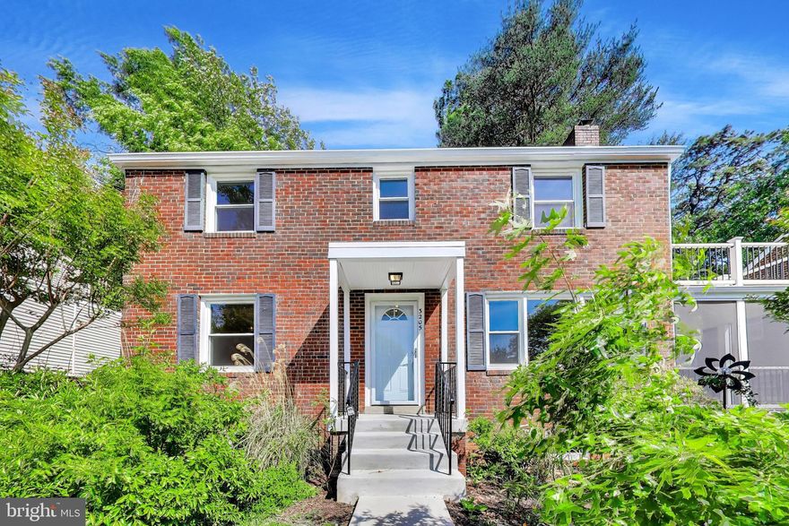 Coming Soon to one of Cheverly's favorite streets. This classic two-story brick has been thoughtfully updated and is ready for a new owner — new roof, new windows, new gutters, new exterior doors, updated kitchen, and a fully waterproofed basement with French drain and sump pump. Three bedrooms upstairs, flexible main-level space, fireplace, deck, and a basement garage. Big unfinished basement ready for your vision. All the expensive work is done.