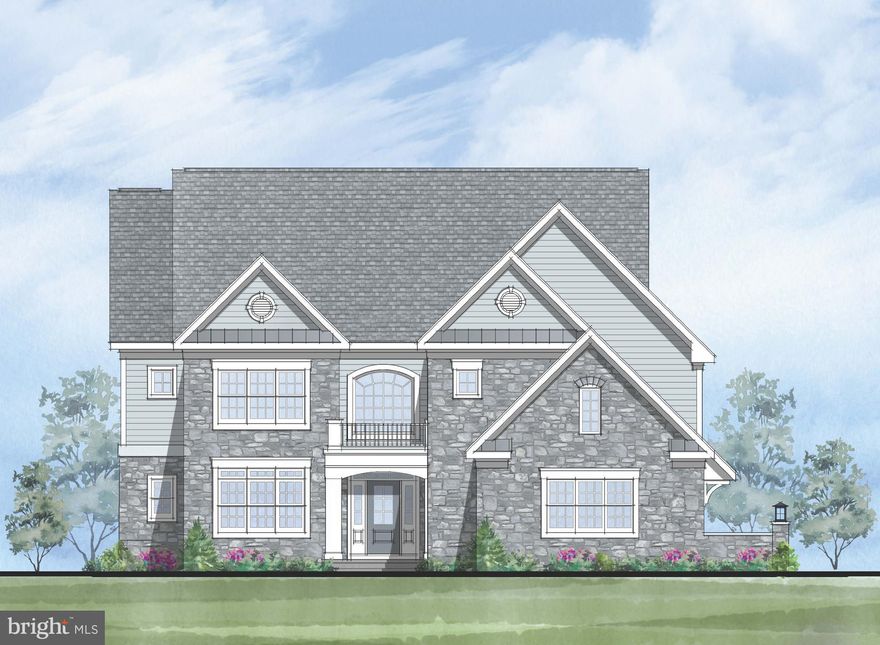 Welcome to VILLAGE OF FOUR SEASONS popular Bellflower Emilia Model!  VILLAGE OF FOUR SEASONS offers an Incredible Location, Approximate One Acre Home Sites, Well Designed Floor Plans, and "Dare to Compare" Included Features!   This beautiful community is 60% SOLD!  Construction is well underway in this wonderful enclave of only 38 residences with close proximity to the Philadelphia Airport, major routes, fine dining, and shopping, and neighboring the scenic Springton Reservoir!   The well-designed Bellflower Model offers smart architecture for easy entertaining and everyday living with a long list of included appointments such as Stone & James Hardie Sided exterior elevations, rich interior moldings, wide engineered hardwood floors, side sweeping staircase, open balusters & railing, solid interior doors, insulated interior walls, finished Lower Level with Den or Bedroom, daylight windows, walk out entrance and full Bathroom and the list goes on!!  
Step into our Foyer and be welcomed with beautiful windows and natural light that allow the gorgeous outside landscape to follow you inside!    Once inside, the Dining Room will delight you with its sophisticated tray ceiling and adjoining Butler's Pantry with glass front cabinets, ready to be the serving station for your next get together!  The Gourmet Cook's Dream Kitchen will WOW you with an expansive 10’ Arched Center Island, Tall Painted Cabinets with Crown Molding to the Ceiling, Undercabinet LED Lighting, Quartz Countertops, equipped with the Monogram Stainless Steel Appliance Package, including Double Wall Ovens, Built in Microwave Oven, Stainless Steel Dishwasher, 5 Burner Gas Cooktop with Griddle, Stainless Steel Hood, all overlooking a cozy Breakfast Room with a rear glass wall.   On game day, your friends & family will enjoy watching their favorite team in the adjoining Two-Story Family Room, with a handsome fireplace and window wall.   The First Floor also features a Guest Suite or Home Study with a large Walk-In Closet and Dual Access Full Bathroom.  In addition, there is a convenient Mudroom Hall giving access to a Covered Outside Entrance, Three Car Garage, Coat Closet, and an Additional Walk-In Closet sized for a possible Future Elevator.    The Second Floor offers a great design with a dramatic Balcony leading to the luxurious Owner’s Suite with a Bay Window looking onto the Rear Grounds, Volume Tray Ceiling, Dual Walk-In Closets, and a Spa Bathroom Retreat with a Free-Standing Soaking Tub, Spacious Shower with Frameless Shower Door and separate Wall Vanities and Tower Cabinets.  Three additional generously sized Bedrooms, Two Full Bathrooms, and a conveniently located Laundry Room outfitted with Cabinets and Utility Basin complete this level!   Please note the Total Square Footage includes over 1,300 square feet of Lower-Level Finished Space with a Full Bathroom, Storage Closets, Daylight Windows, Walk-Out Entrance and Patio. Home sites are 40,000 square foot minimum, and all lots are subject to lot premiums.  We are Open by Appointment only, so please call for details and to schedule your tour!  Public Water, Public Sewer, and Natural Gas.  Photos are of the model home and may show options.  Optional Sunroom added in this home.