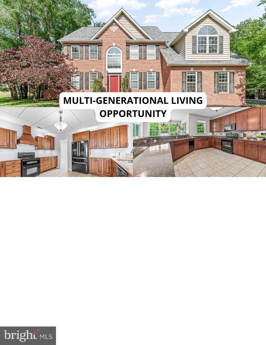 Welcome home to this absolutely stunning and elegant Colonial nestled in the highly sought-after South Queensberry neighborhood of Huntingtown, Maryland. This gorgeous residence offers over 4,200 square feet across the first three levels, plus an incredible fully finished lower-level basement, creating endless opportunities for entertaining, multi-generational living, or extended family accommodations.
From the moment you enter, you’ll appreciate the care, space, and upgrades throughout this beautifully maintained home. The heart of the property features an expansive kitchen complete with granite countertops, abundant cabinetry, and a spectacular bump-out dining area, creating the perfect gathering place for family dinners or entertaining guests. The main level also boasts new carpet, a spacious and bright formal dining room, and an additional bump-out bonus room—ideal for entertaining, a sitting area, home office, playroom, or even the perfect bar or lounge space.
Natural light pours through the home’s beautiful windows, creating a warm and inviting atmosphere throughout. Fresh, clean, and exceptionally well-maintained, this home offers elegance, comfort, and versatility at every turn.
Upstairs, you’ll find four spacious bedrooms on the upper level, providing comfort and flexibility for family and guests alike. The luxurious primary suite offers a grand double-door entrance and a spacious private bathroom designed for comfort and relaxation.
As you continue to the very top fourth level, you’ll discover an incredible finished bonus room, providing endless opportunities to fit your lifestyle. Whether used as a media room, guest retreat, playroom, home office, gym, additional entertaining space, or private getaway, this versatile area truly adds exceptional value and functionality to the home.
Prepare to be amazed by the fully finished lower level, which truly sets this property apart. Ideal for multi-generational families, dual living arrangements, or entertaining, this incredible space features a custom kitchen with beautiful cabinetry, granite countertops, and a stunning spa-inspired bathroom complete with a custom walk-in tile shower, double sinks, and a relaxing soaking tub. Filled with beautiful natural daylight and elegant lighting, the lower level also offers direct walk-out access to the private backyard, making it feel like an extension of the home rather than a basement.
Outside, enjoy a beautiful private tree-lined backyard, offering peace, privacy, and the perfect setting for relaxing summer evenings or entertaining guests. This home has been meticulously maintained and features a new roof, new heating and air conditioning systems, fresh updates, and new carpet throughout, making it truly move-in ready. 
Conveniently located with quick access to Joint Base Andrews, Washington D.C., Baltimore, and surrounding commuter routes, this exceptional home combines luxury, functionality, and location in one beautiful package .This remarkable home is an absolute must-see and will not last long. If you’ve been searching for the perfect home that offers space, elegance, flexibility for multi-generational living, and endless possibilities—this is it. Schedule your showing as soon as possible and make this beautiful Queensberry home yours just in time to enjoy summer living at its finest!